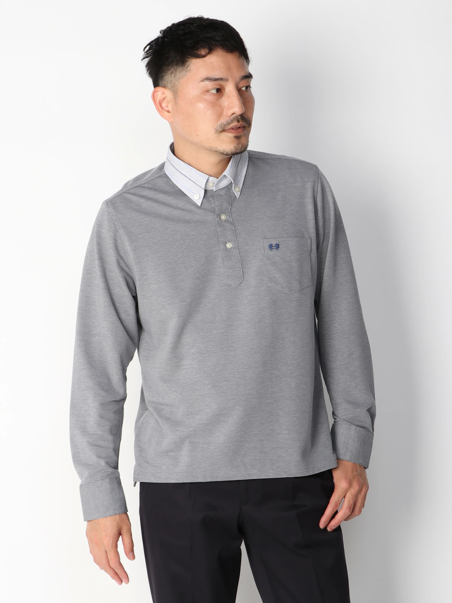 McGREGOR（マックレガー）｜ポロシャツ(長袖・七分袖)｜布帛コンビネーション長袖ポロシャツ｜United  Untied OUTLET  ONLINE STORE｜ユナイテッド アンド アンタイド アウトレット公式通販サイト