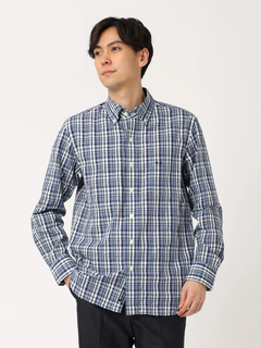 McGREGOR(マックレガー) |【キングサイズ】【ONLINE STORE/一部店舗限定】シルク混サッカーチェック&ストライプシャツ