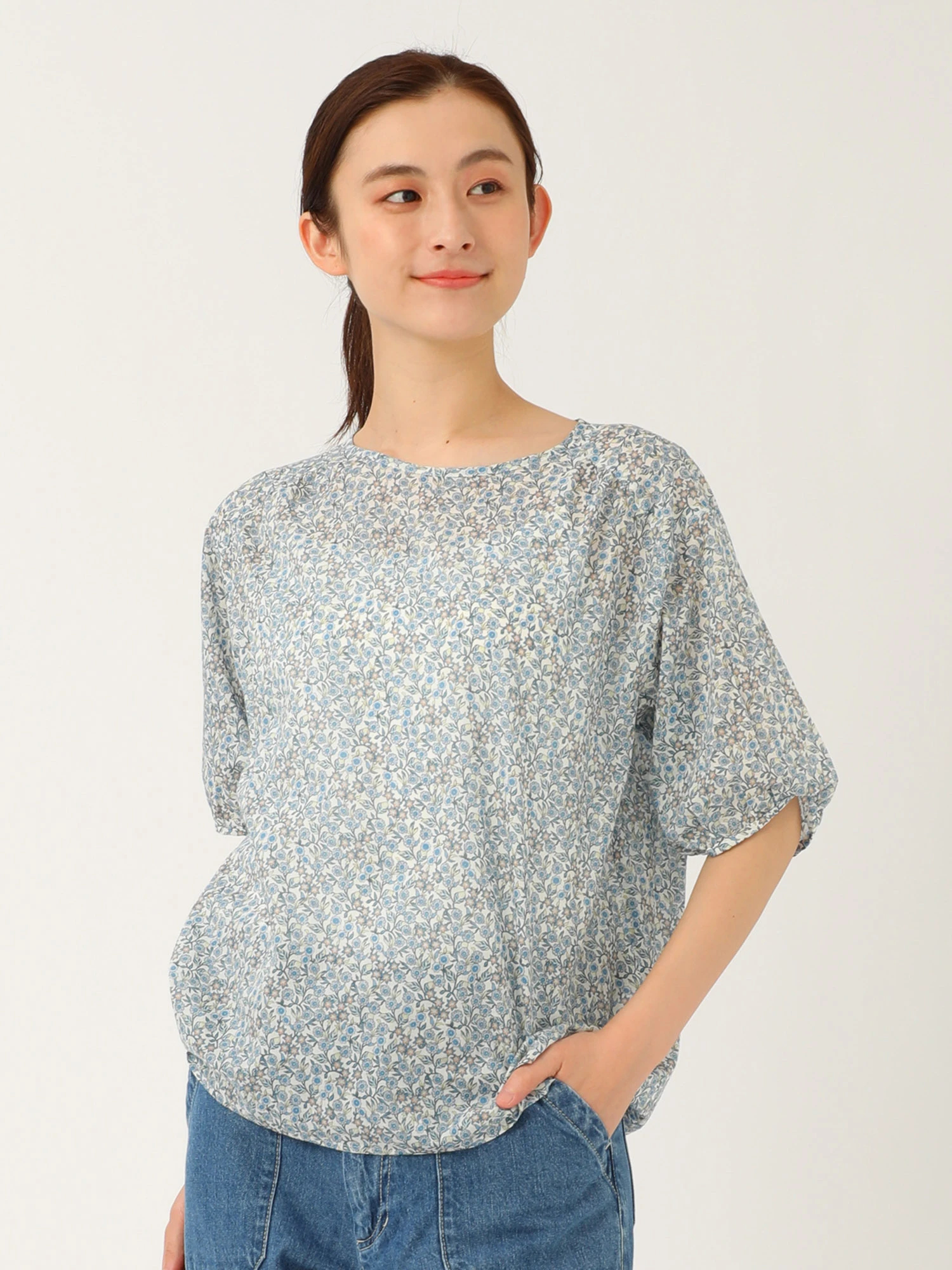 McGREGOR（マックレガー）｜シャツ(半袖）｜＜リバティ＞プリントプル  