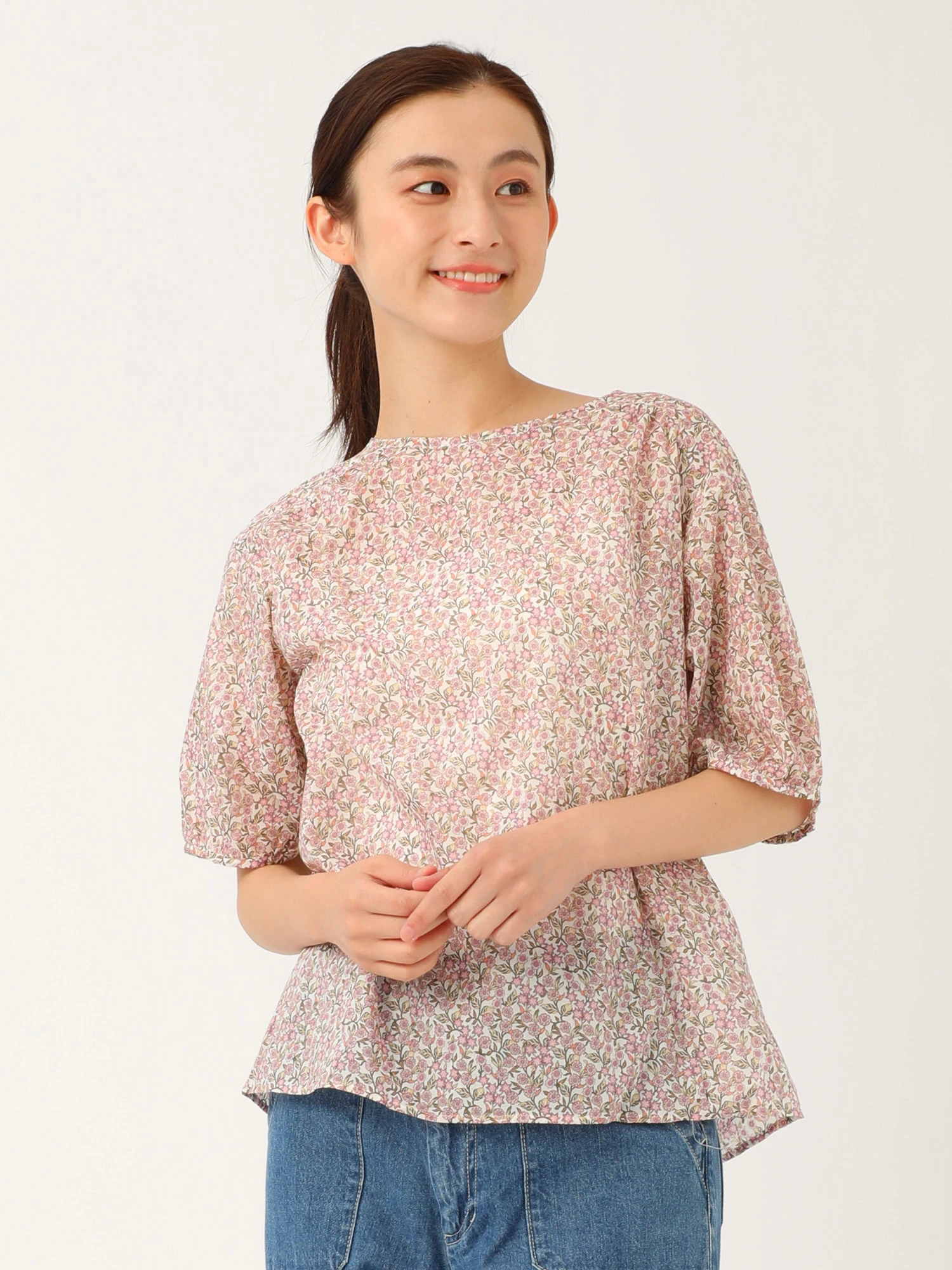 McGREGOR（マックレガー）｜シャツ(半袖）｜＜リバティ＞プリントプル  