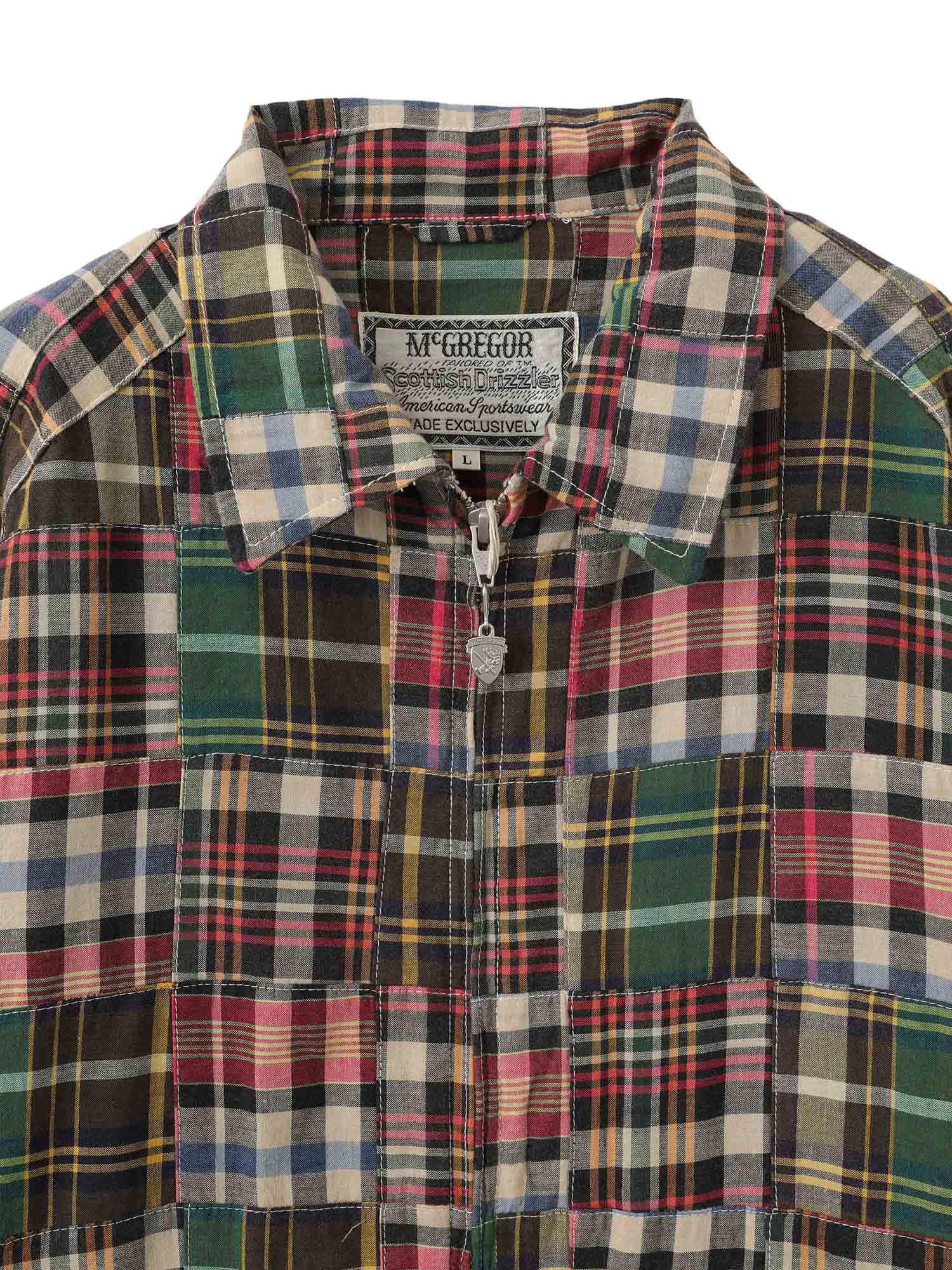 美品‼️McGREGOR DRIZZLER Lサイズ パッチワークチェック柄