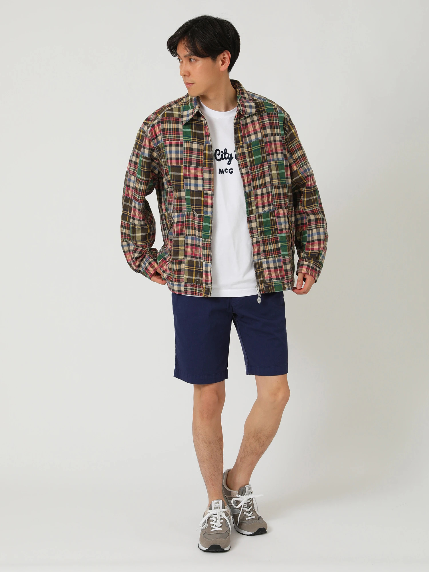美品‼️ McGREGOR ドリズラーLサイズ パッチワークチェック柄