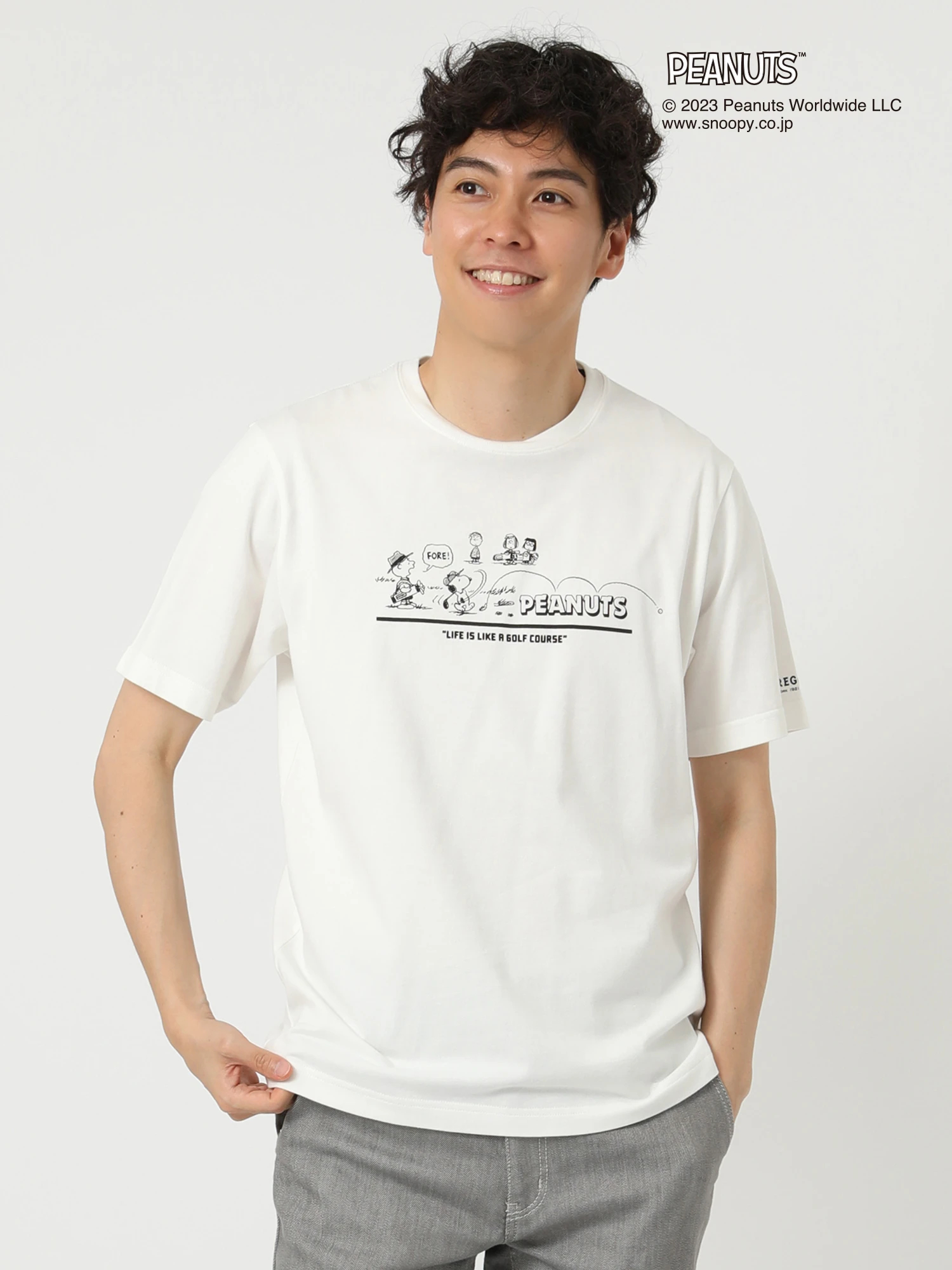 PEANUTS GOLF】 TシャツFORE-