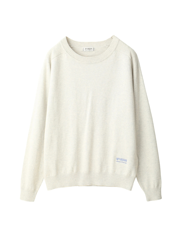 McGREGOR(マックレガー) |【EDIT-B】Cotton Cashmere Crew コットンカシミヤクルー