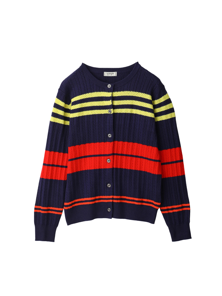 McGREGOR(マックレガー) |【EDIT-B】Cotton Wool Cable Cardigan コットンウール ケーブルカーディガン