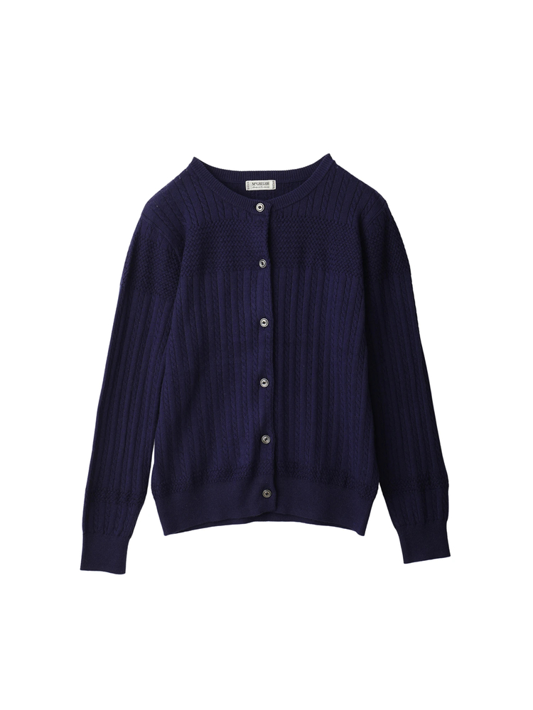 McGREGOR(マックレガー) |【EDIT-B】Cotton Wool Cable Cardigan コットンウール ケーブルカーディガン