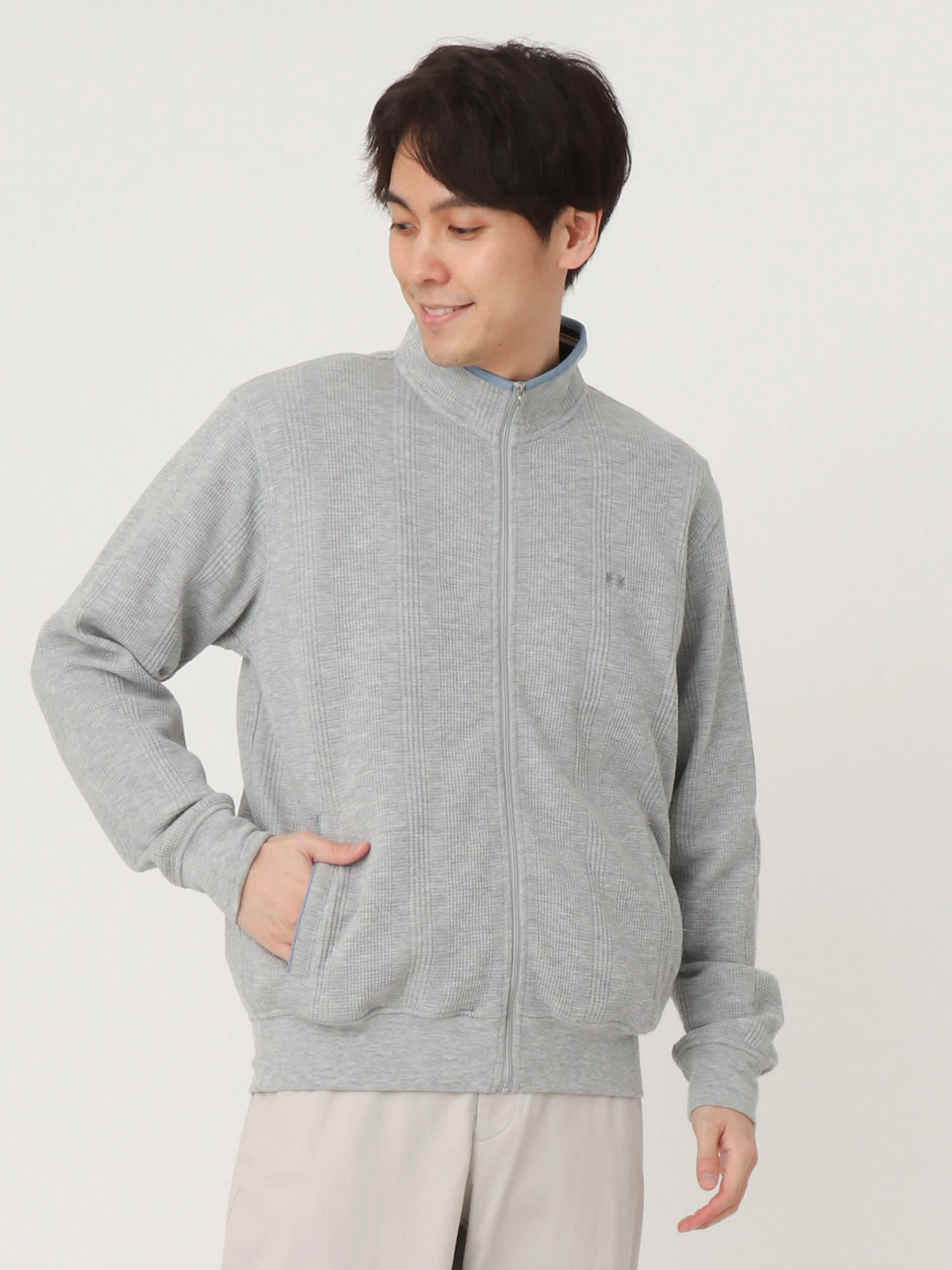 McGREGOR（マックレガー）｜カーディガン｜ランダムワッフルカット