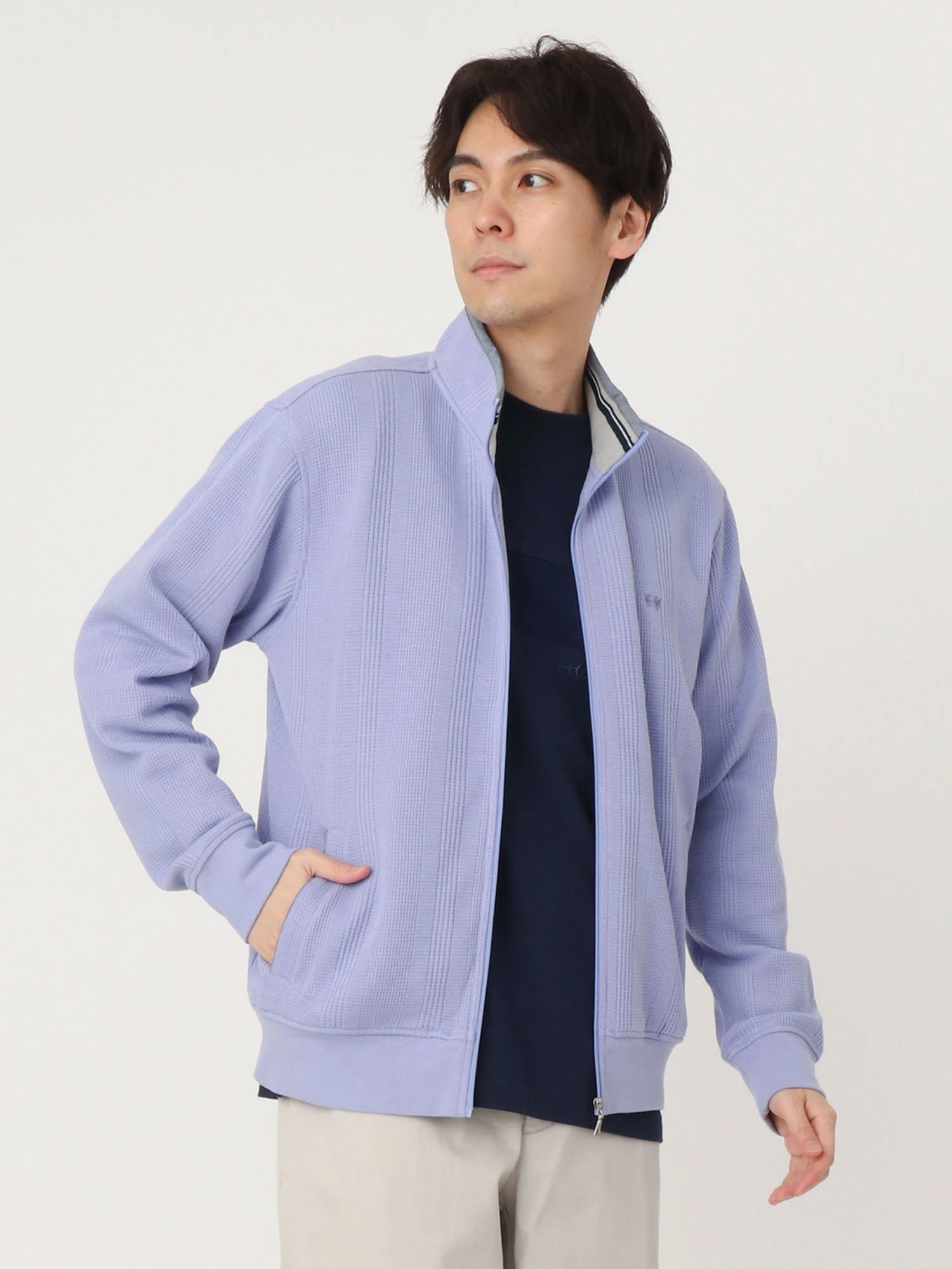 McGREGOR（マックレガー）｜カーディガン｜ランダムワッフルカット