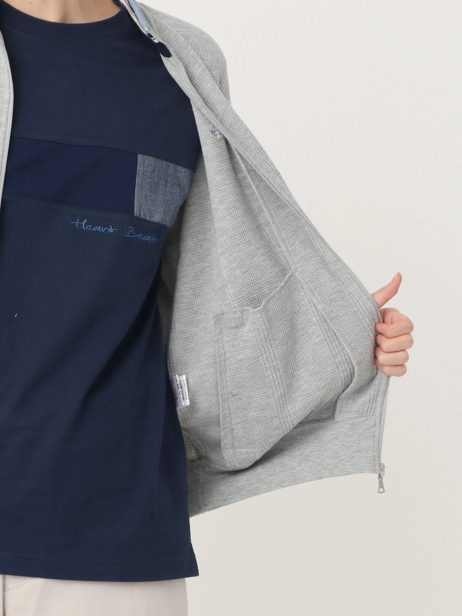 McGREGOR（マックレガー）｜カーディガン｜ランダムワッフルカット