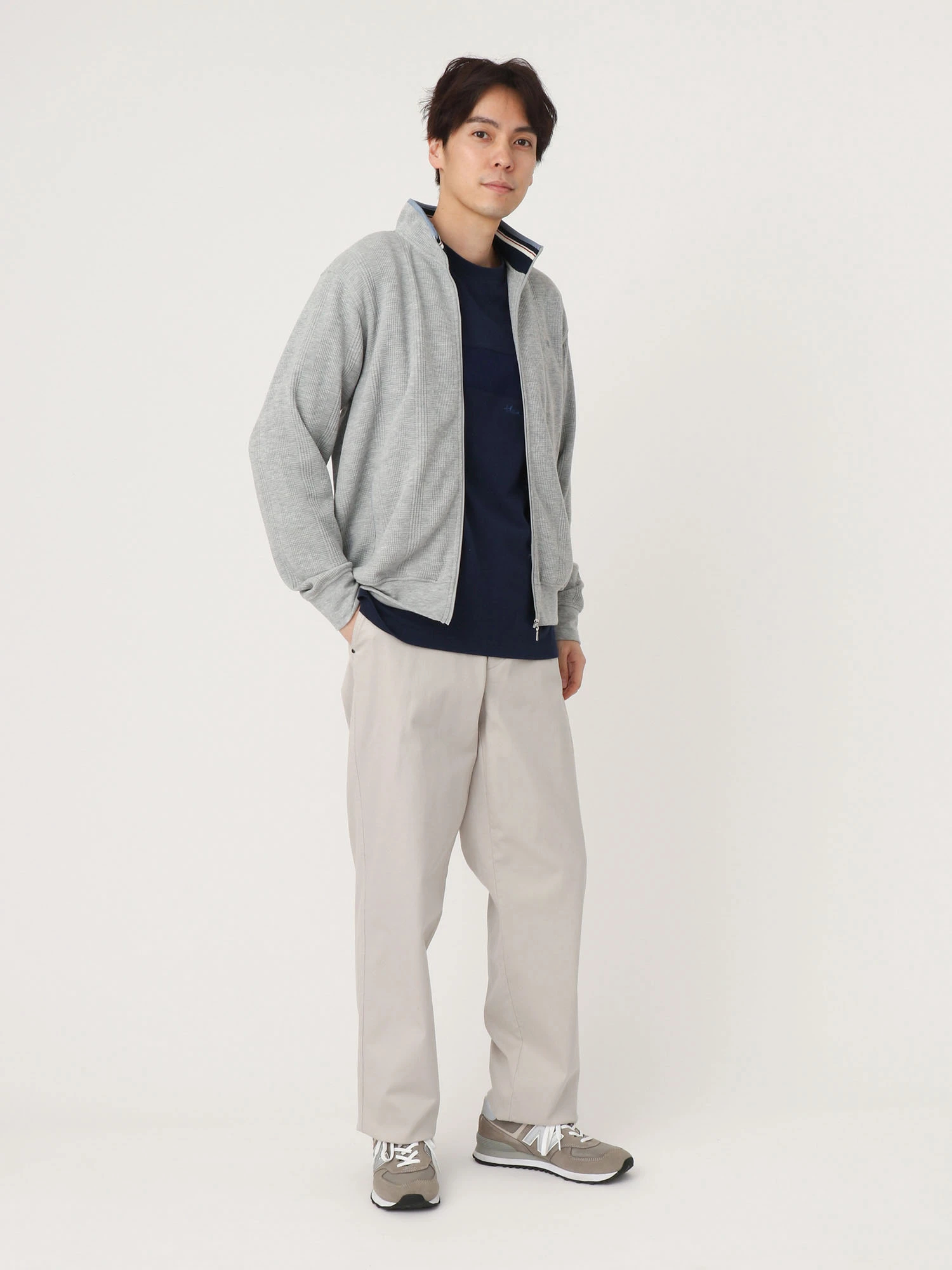 McGREGOR（マックレガー）｜カーディガン｜ランダムワッフルカット