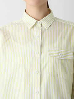McGREGOR(マックレガー) |綿麻ストライプシャツ