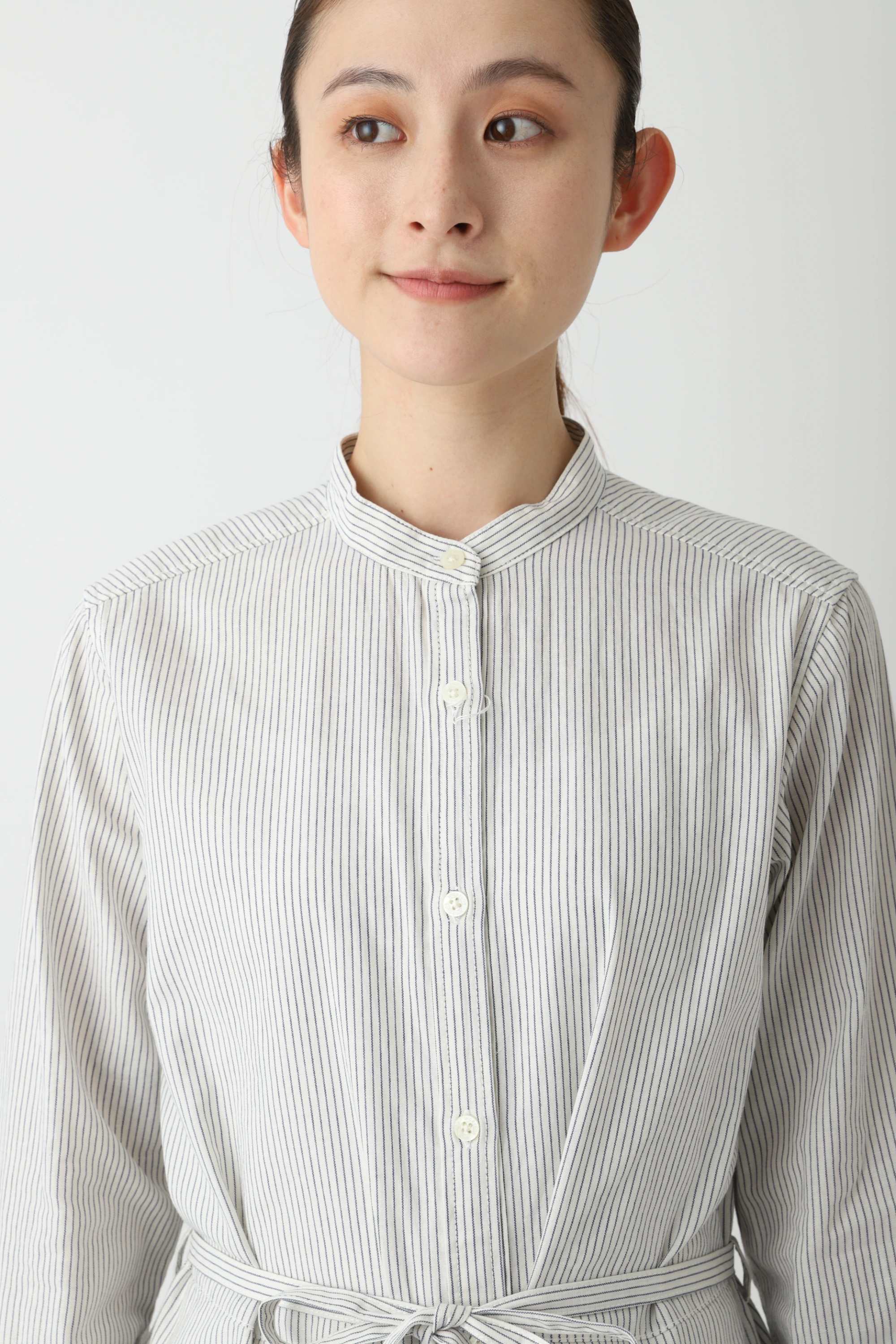 【makooo様用】nutte（未使用）シャツワンピース mimigrant シャツワンピース opsw9-050001 ロング丈 長袖 春夏秋 30代