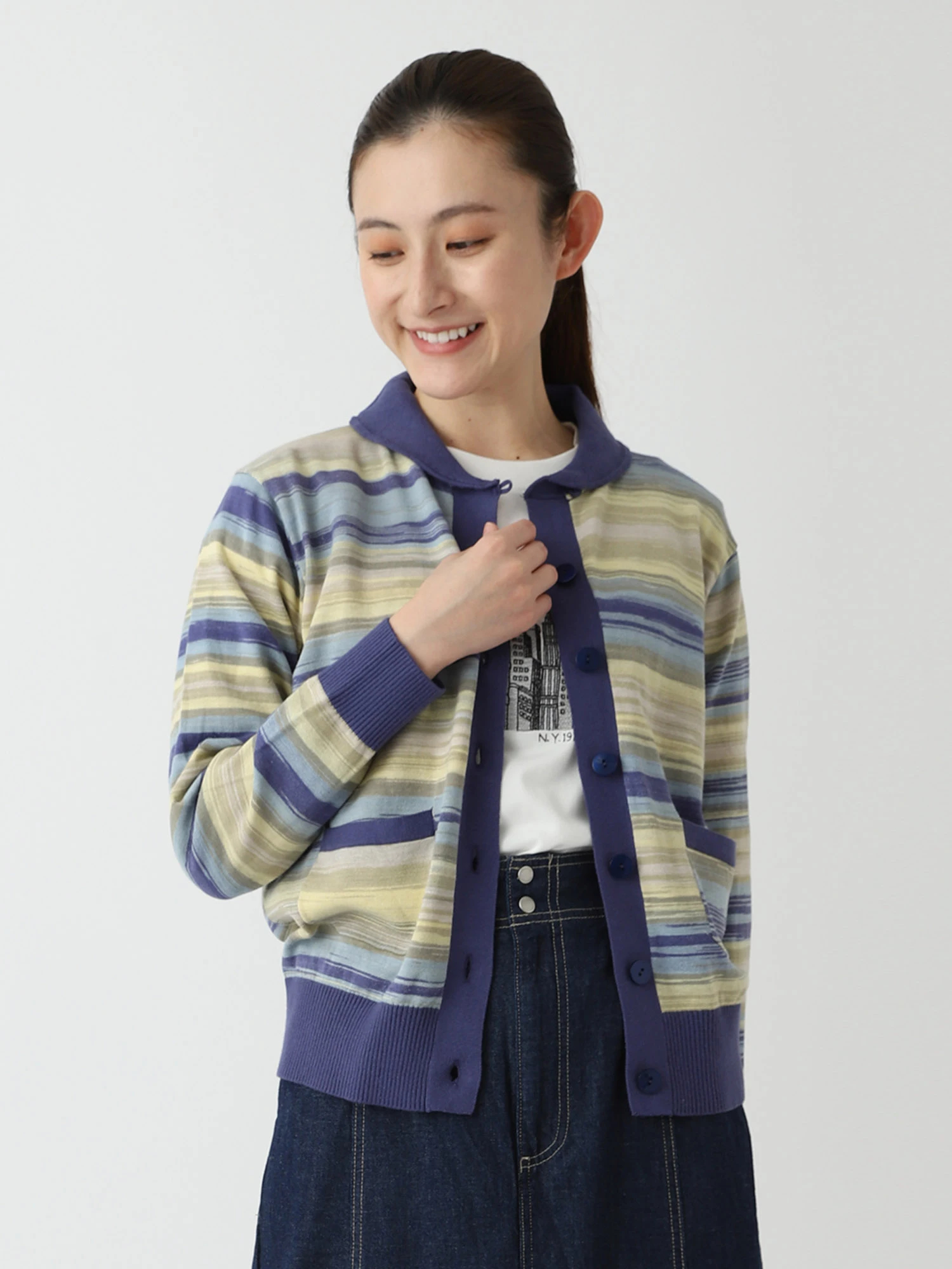 McGREGOR（マックレガー）｜カーディガン｜スラブヤーンカーディガン