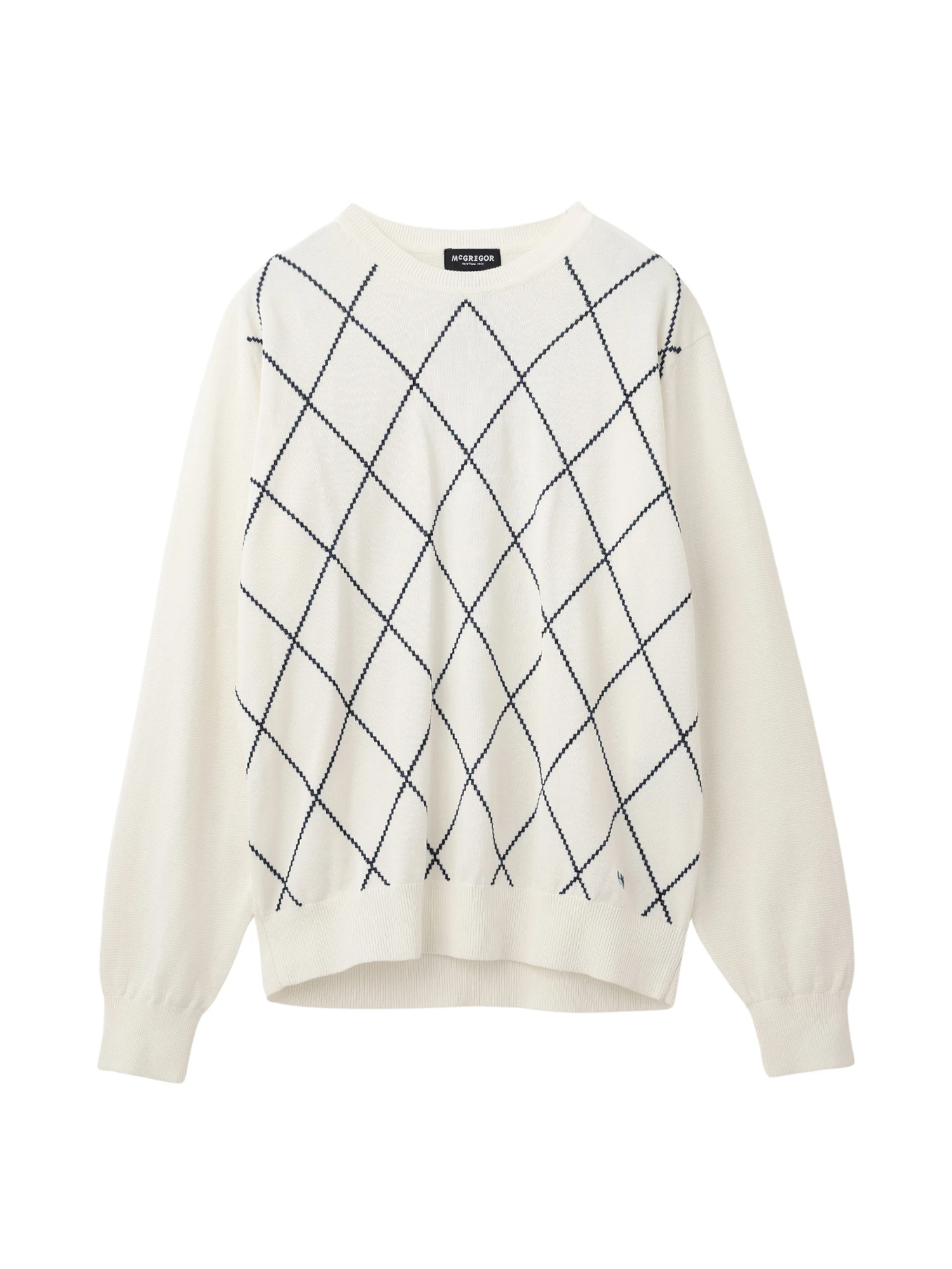 McGregor USA製　ダイヤモンド柄セーター Mサイズ McGREGOR（マックレガー）｜ニット/セーター｜ダイヤパターンニット