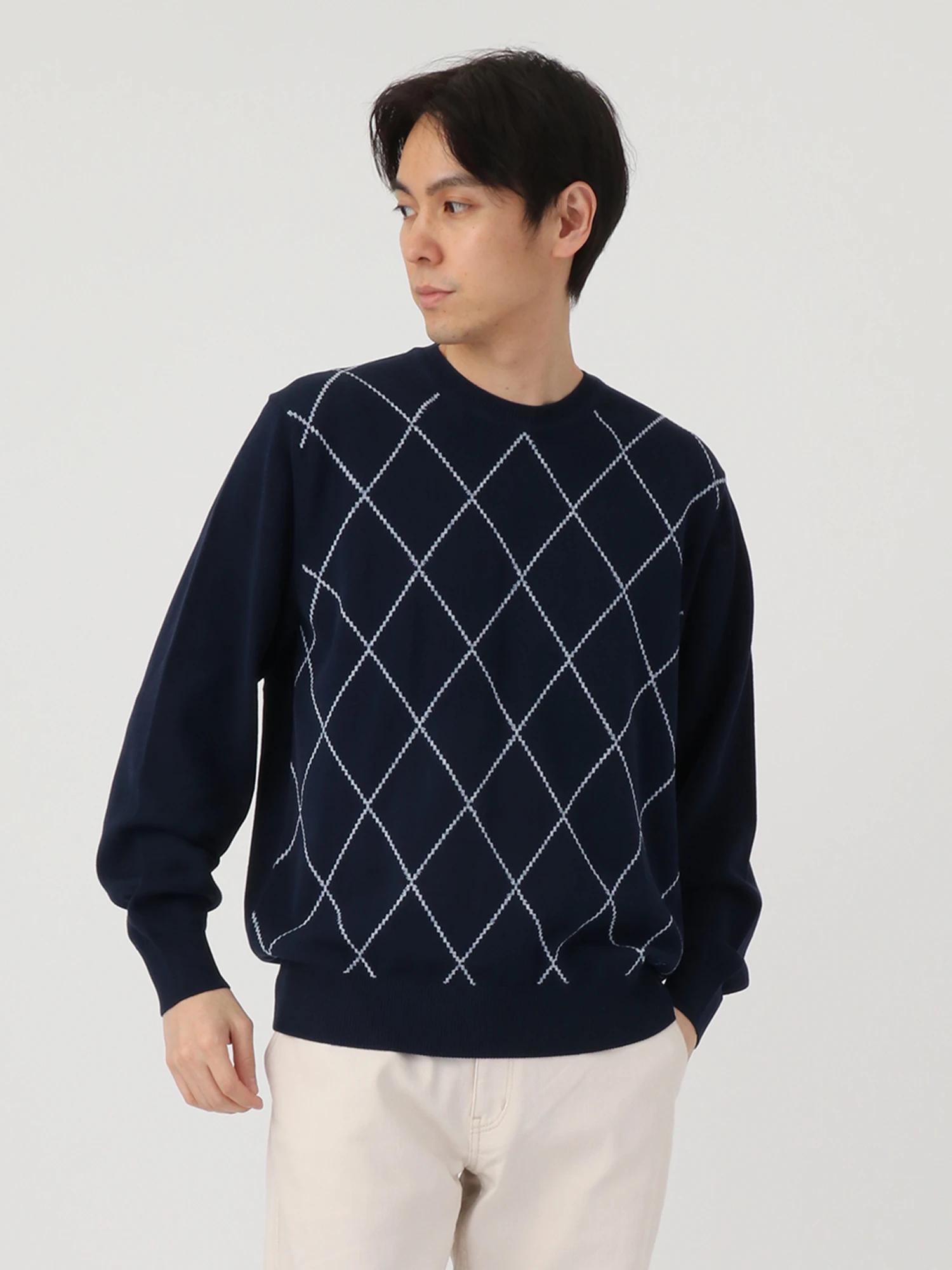 McGREGOR（マックレガー）｜ニット/セーター｜ダイヤパターンニット