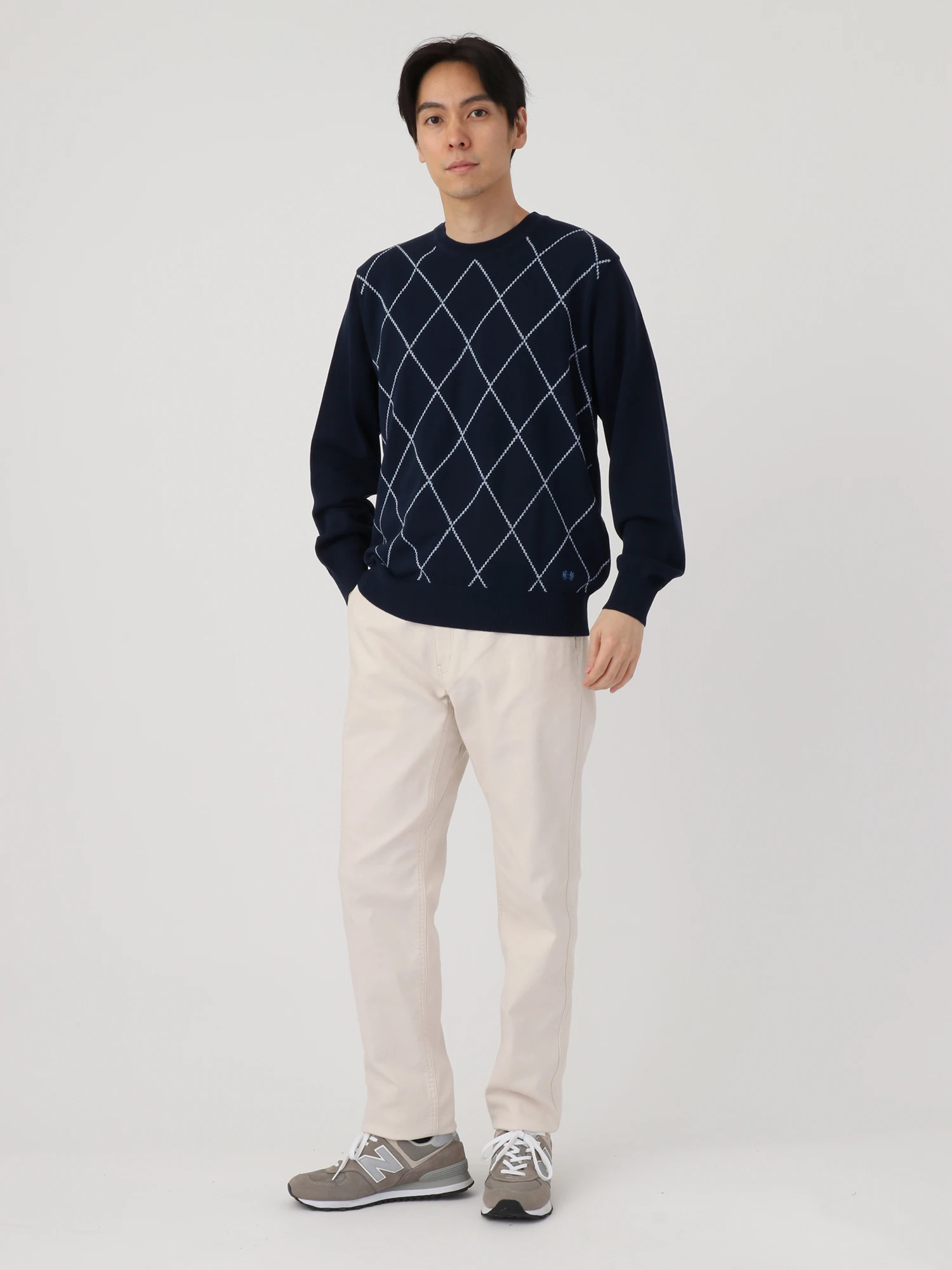 McGregor USA製　ダイヤモンド柄セーター Mサイズ McGregor USA製 ダイヤモンド柄セーター Mサイズ McGREGOR ニット