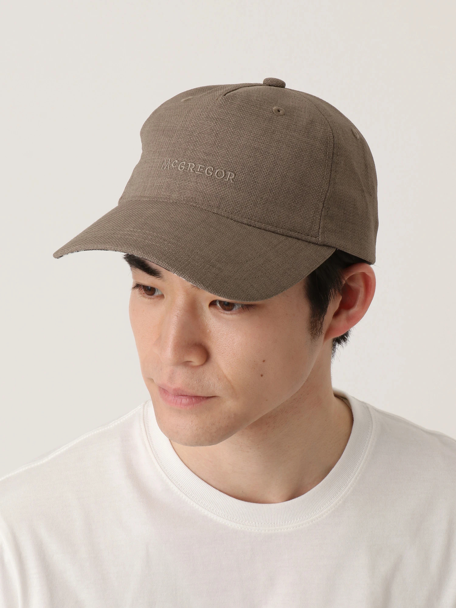 McGREGOR（マックレガー）｜帽子｜麻調ポリロゴキャップ｜United