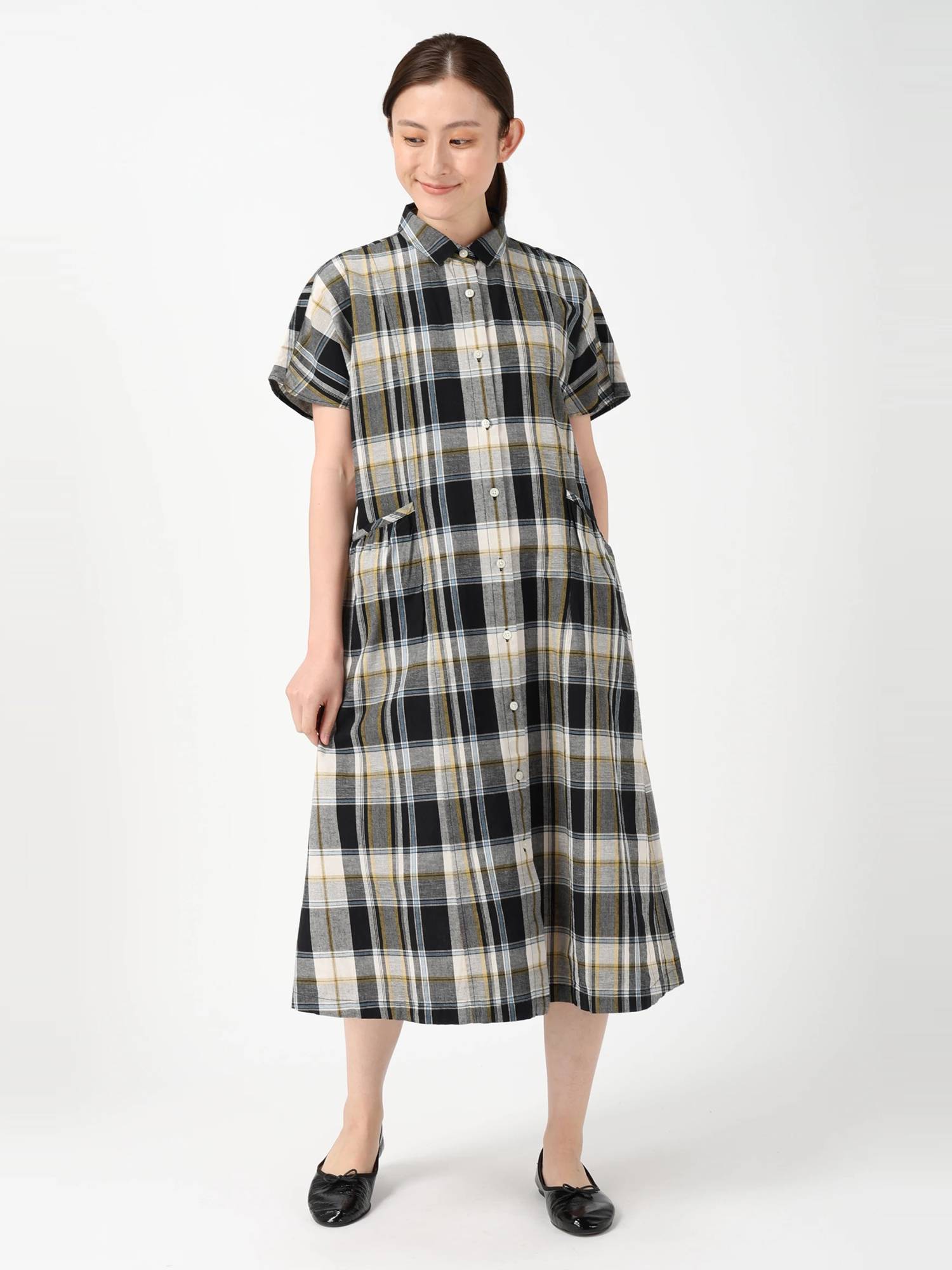 未使用級 マックスマーラ アンドコー マキシ丈ワンピース ストレート ボーダー MAXMARA WEEKEND LINE（マックスマーラウィークエンドライン