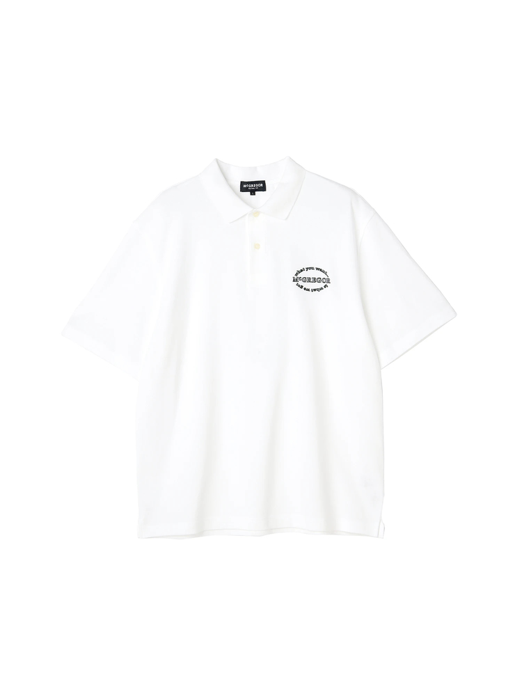 McGREGOR(マックレガー) |サークル刺繍ポロ