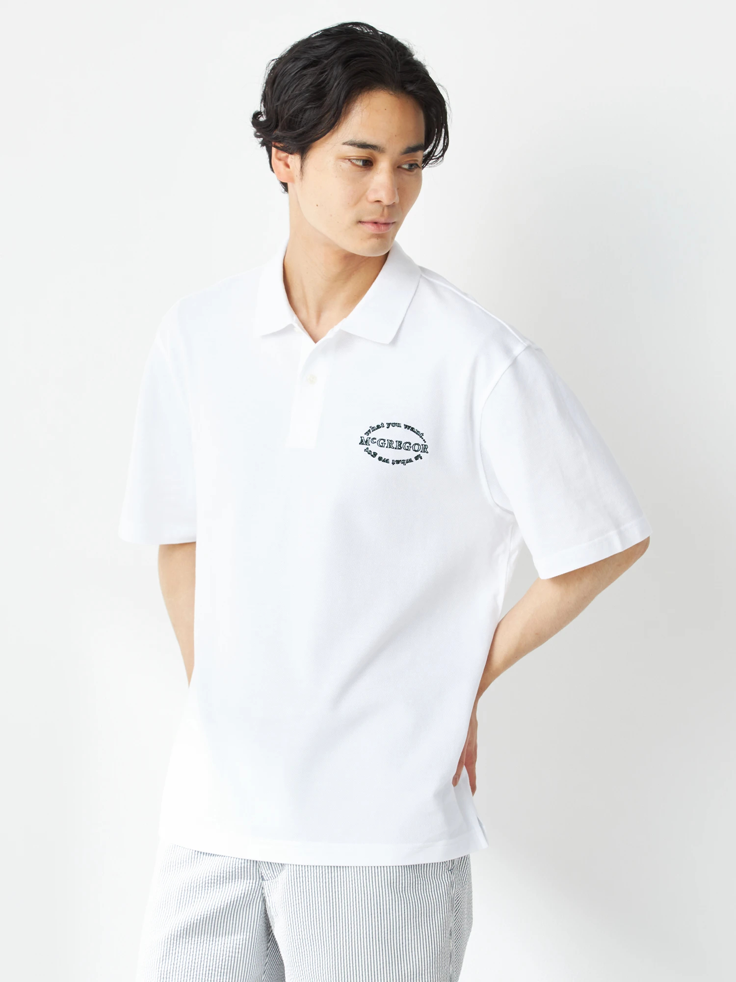 McGREGOR（マックレガー）｜ポロシャツ(半袖)｜サークル刺繍ポロ