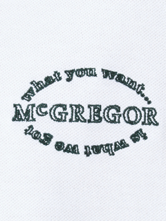 McGREGOR(マックレガー) |【オンラインストア限定】サークル刺繍ポロ