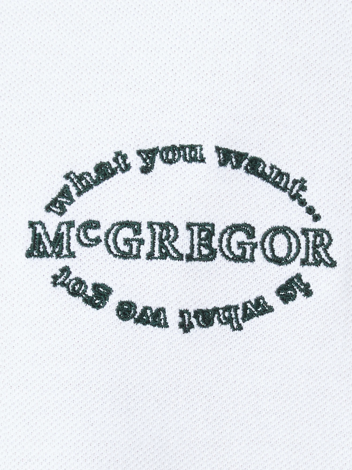 McGREGOR（マックレガー）｜ポロシャツ(半袖)｜サークル刺繍ポロ
