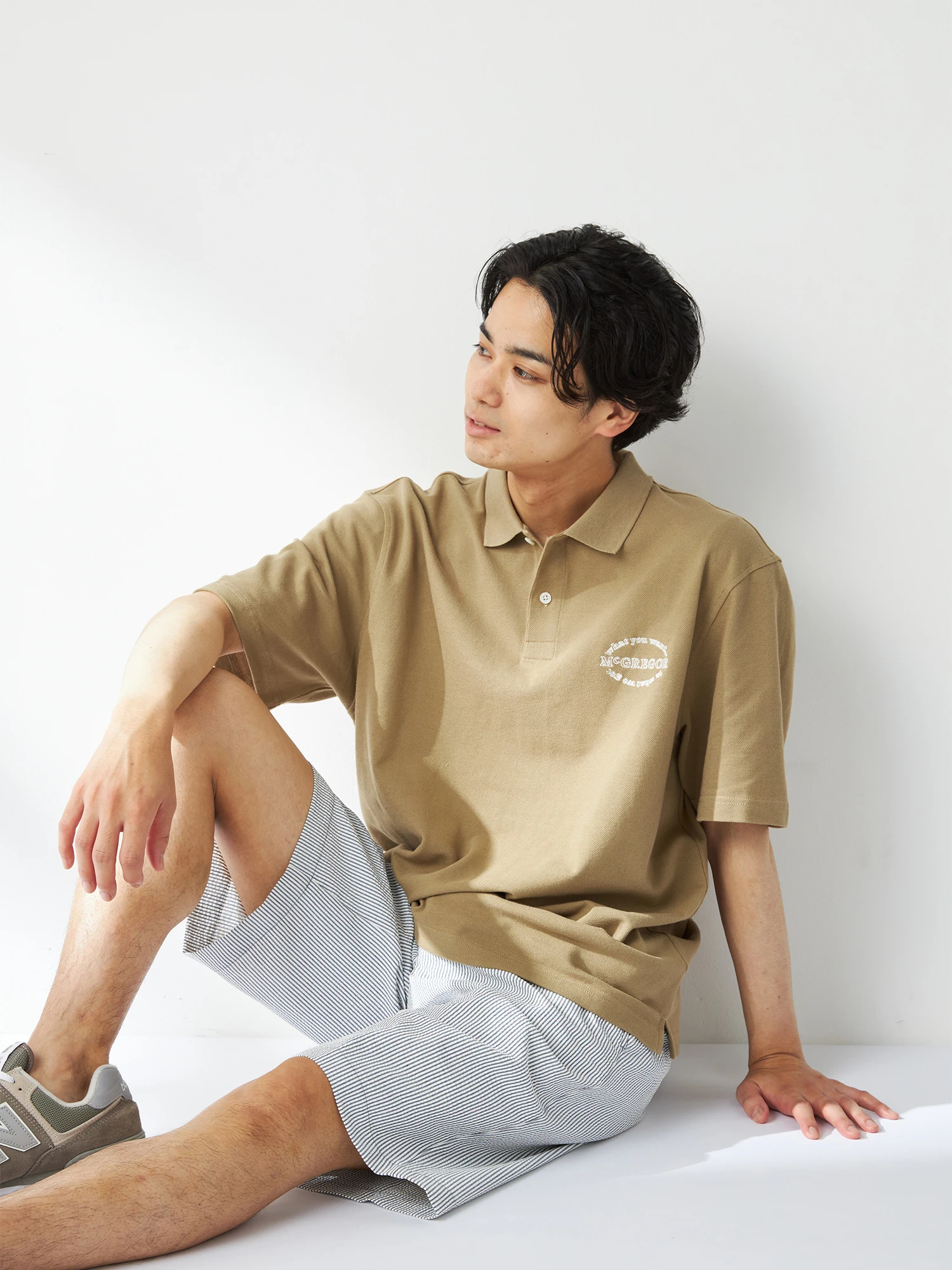 極美品 McGREGOR マクレガー 刺繍ロゴ ラガーシャツ 肘当て XL McGREGOR（マックレガー） シャツ McGREGOR COLLECTION/マックレガー