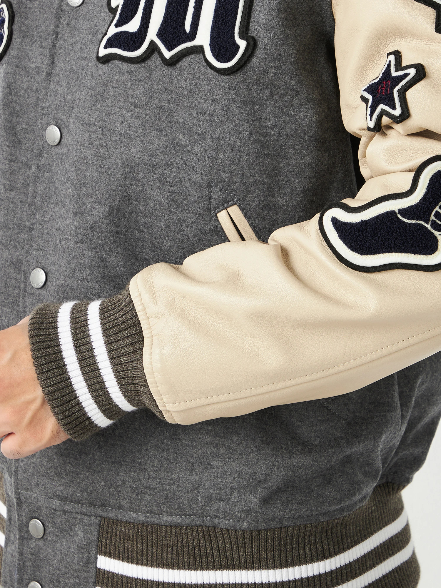 McGREGOR（マックレガー）｜ショートコート｜袖革アワードジャケット