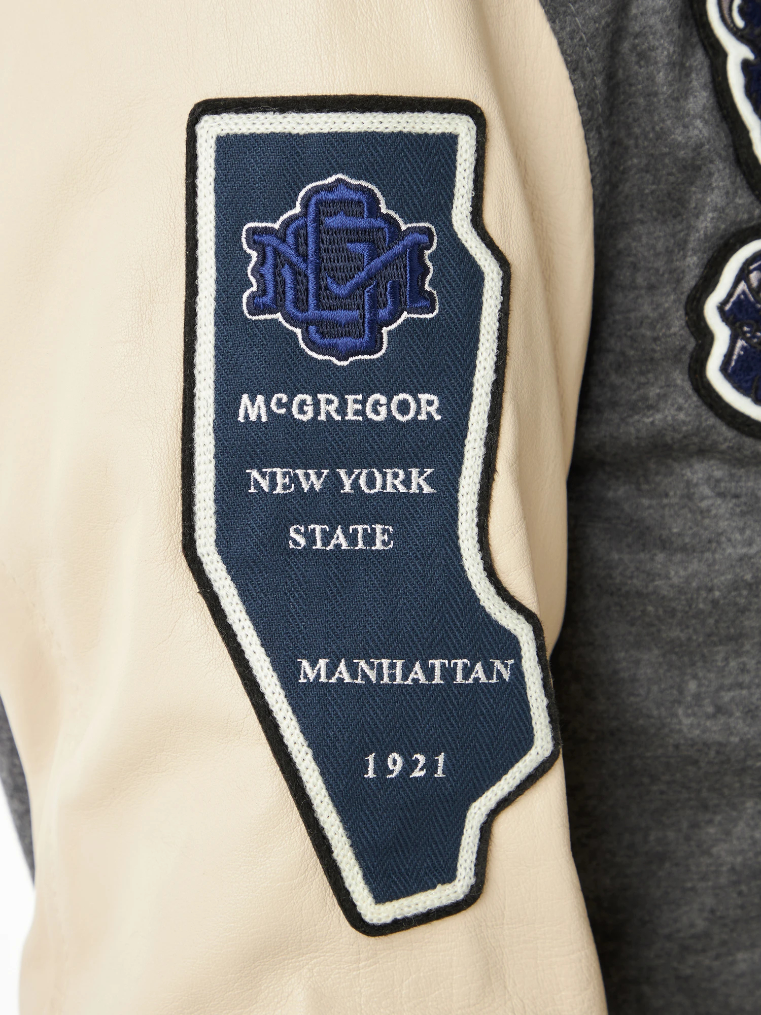 McGREGOR（マックレガー）｜ショートコート｜袖革アワードジャケット