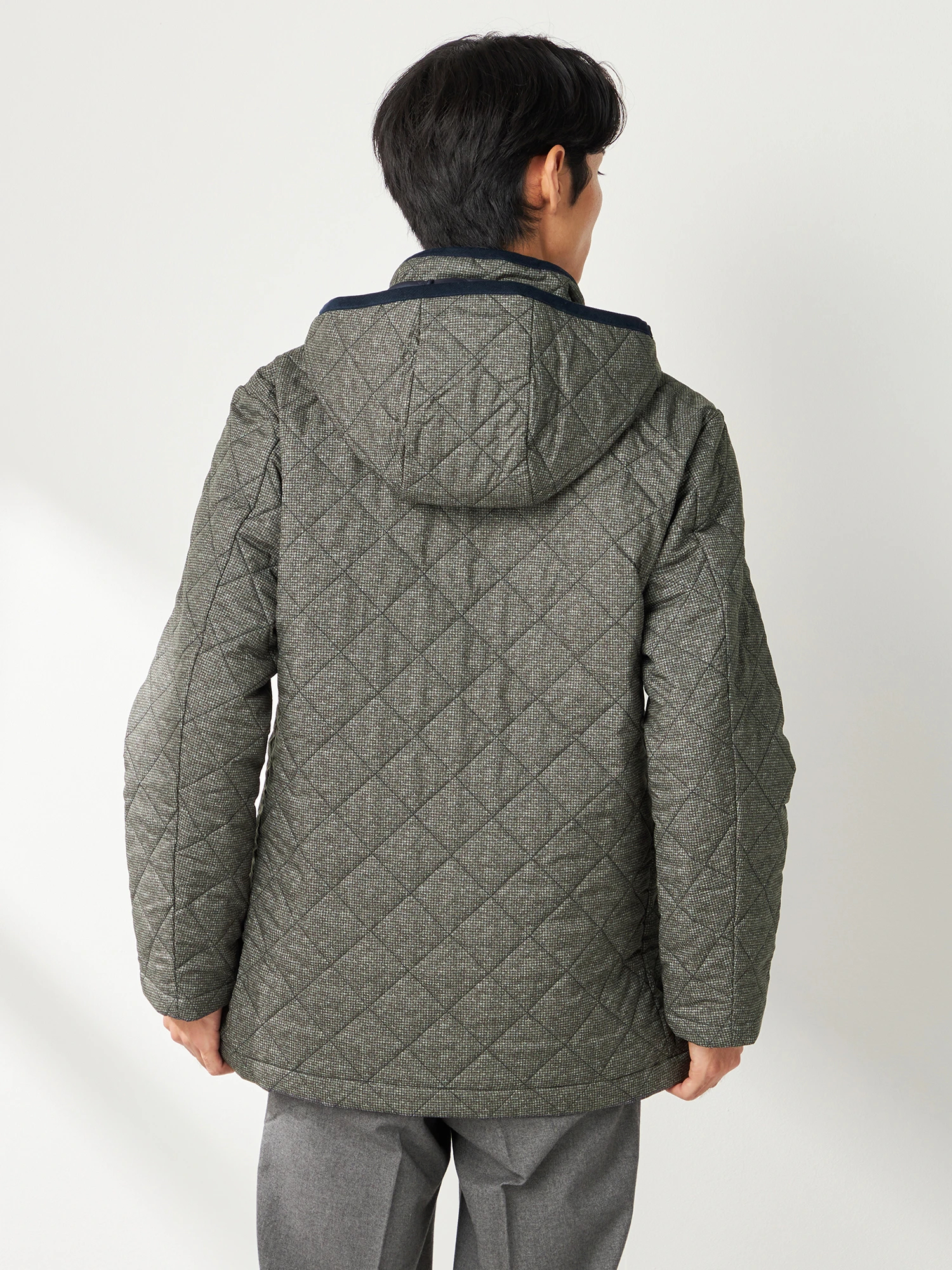 McGREGOR（マックレガー）｜ショートコート｜ウール調プリント