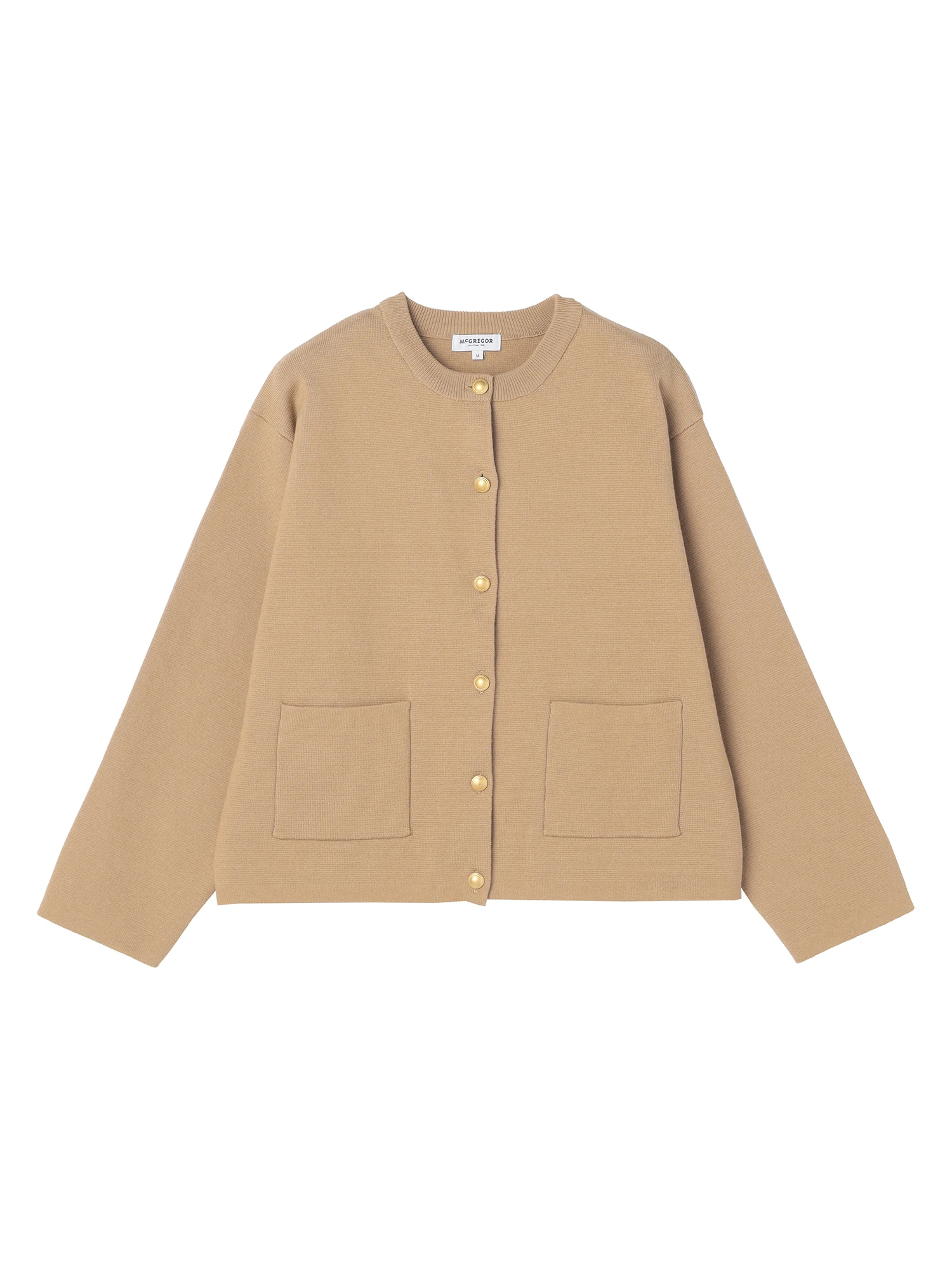 ユーズド美品 Mc Lauren ニットジャケット コットンリネン46テラコッタ ユーズド美品 Mc Lauren ニットジャケット コットンリネン46テラコッタ