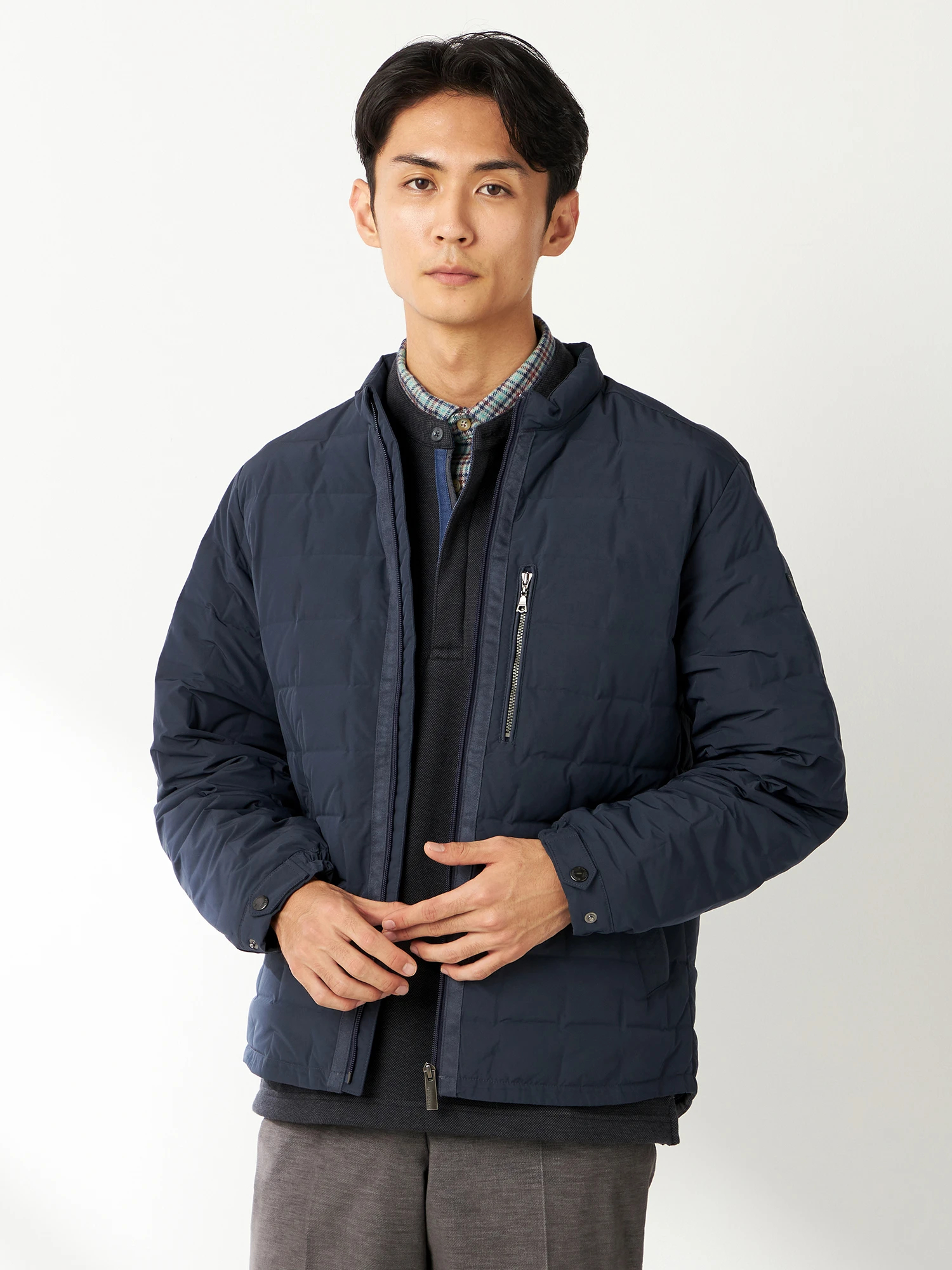 McGREGOR（マックレガー）｜ショートコート｜ブロックステッチレス