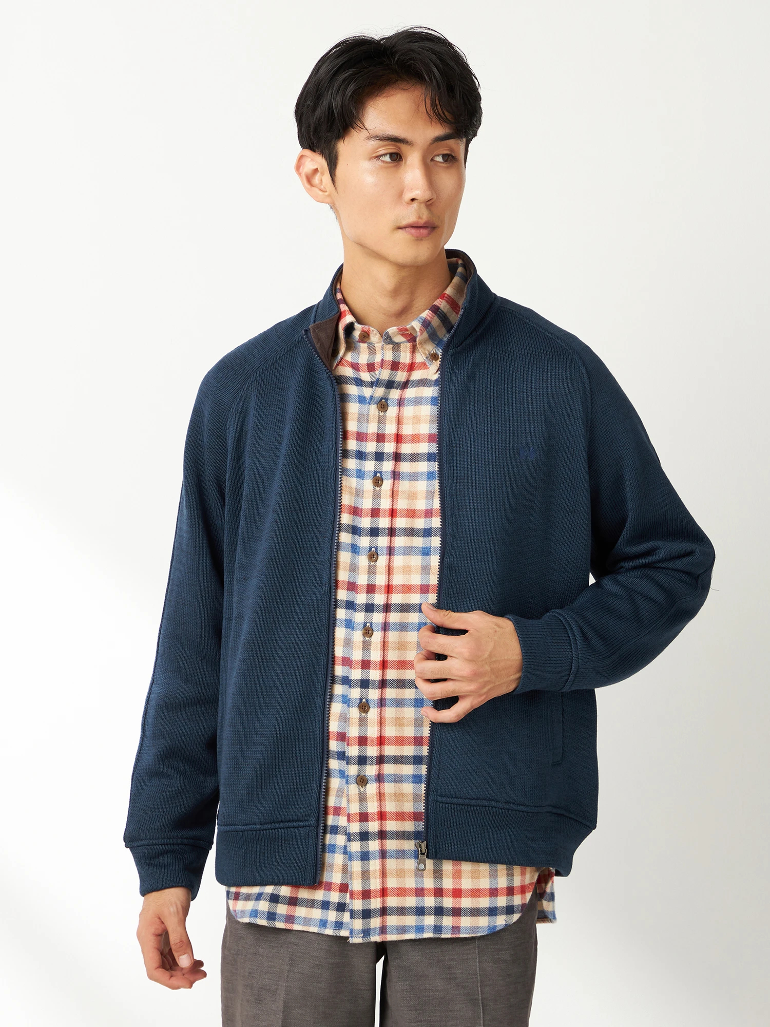 McGREGOR（マックレガー）｜カーディガン｜プリントニット