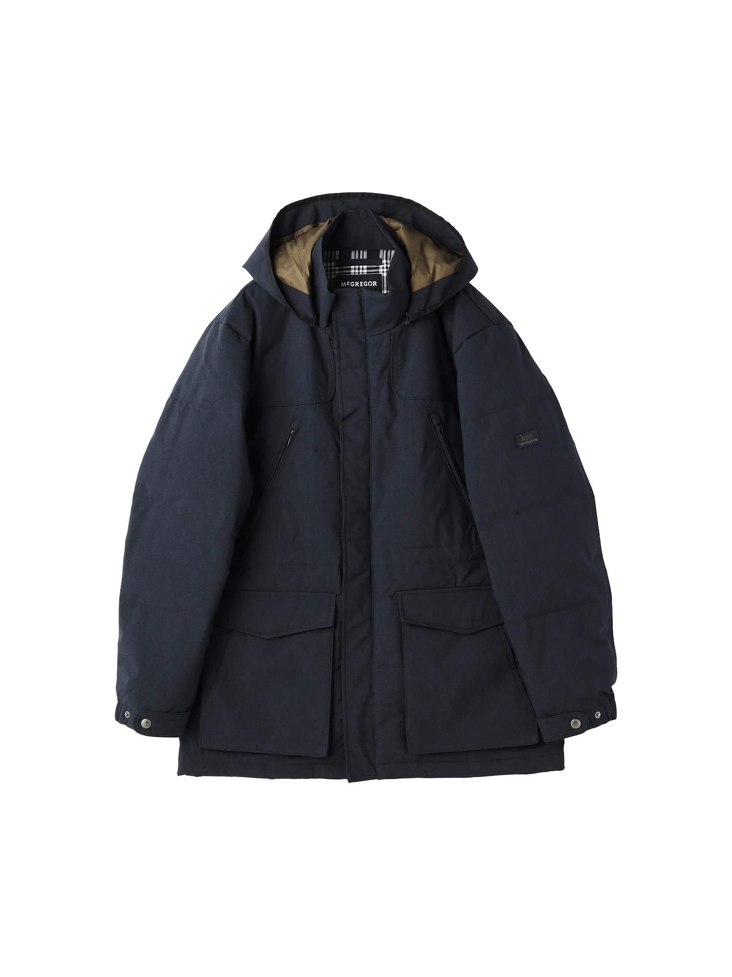McGREGOR（マックレガー）｜ショートコート｜ウール調ラミネートダウン