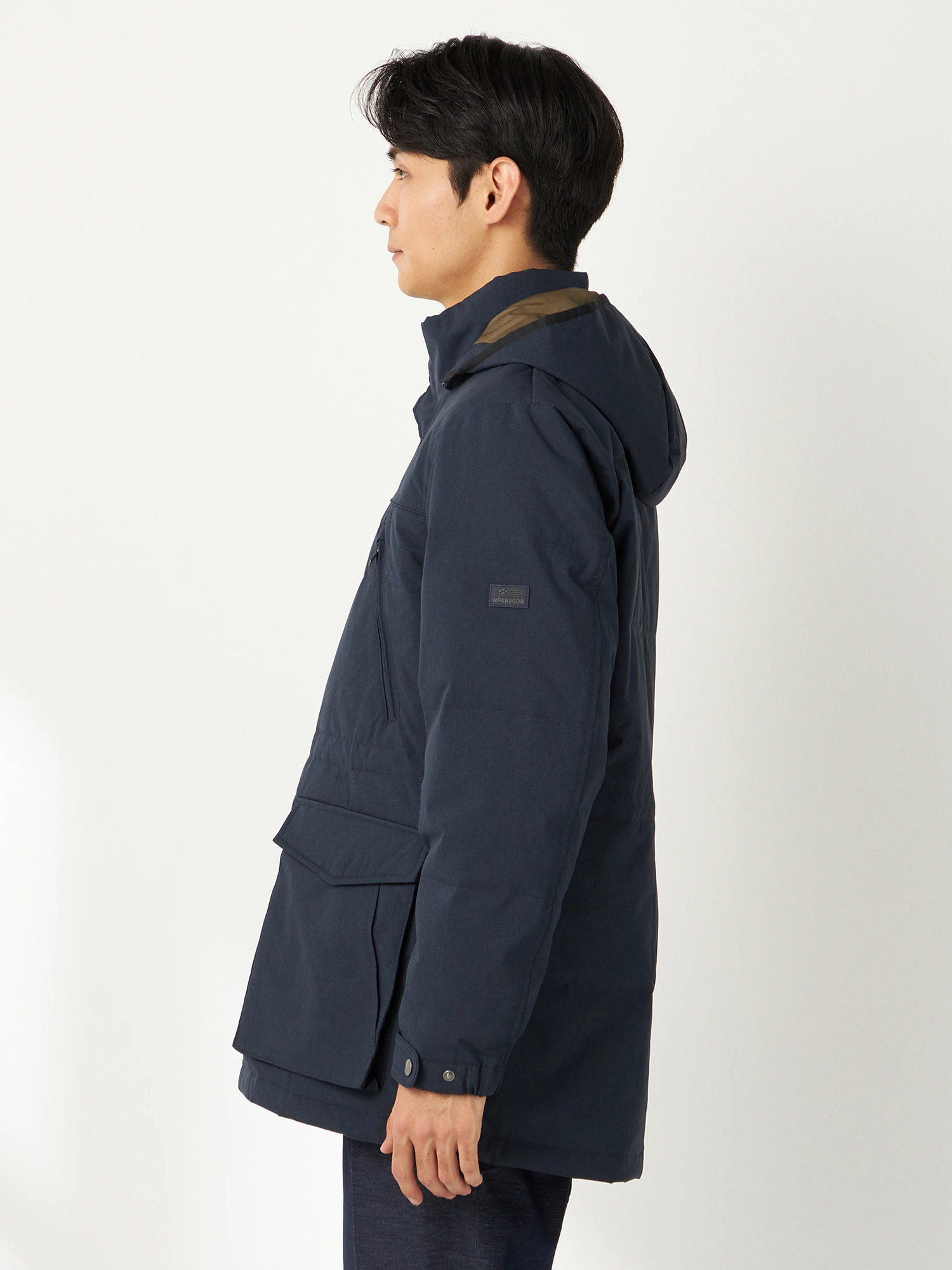 McGREGOR（マックレガー）｜ショートコート｜ウール調ラミネートダウン