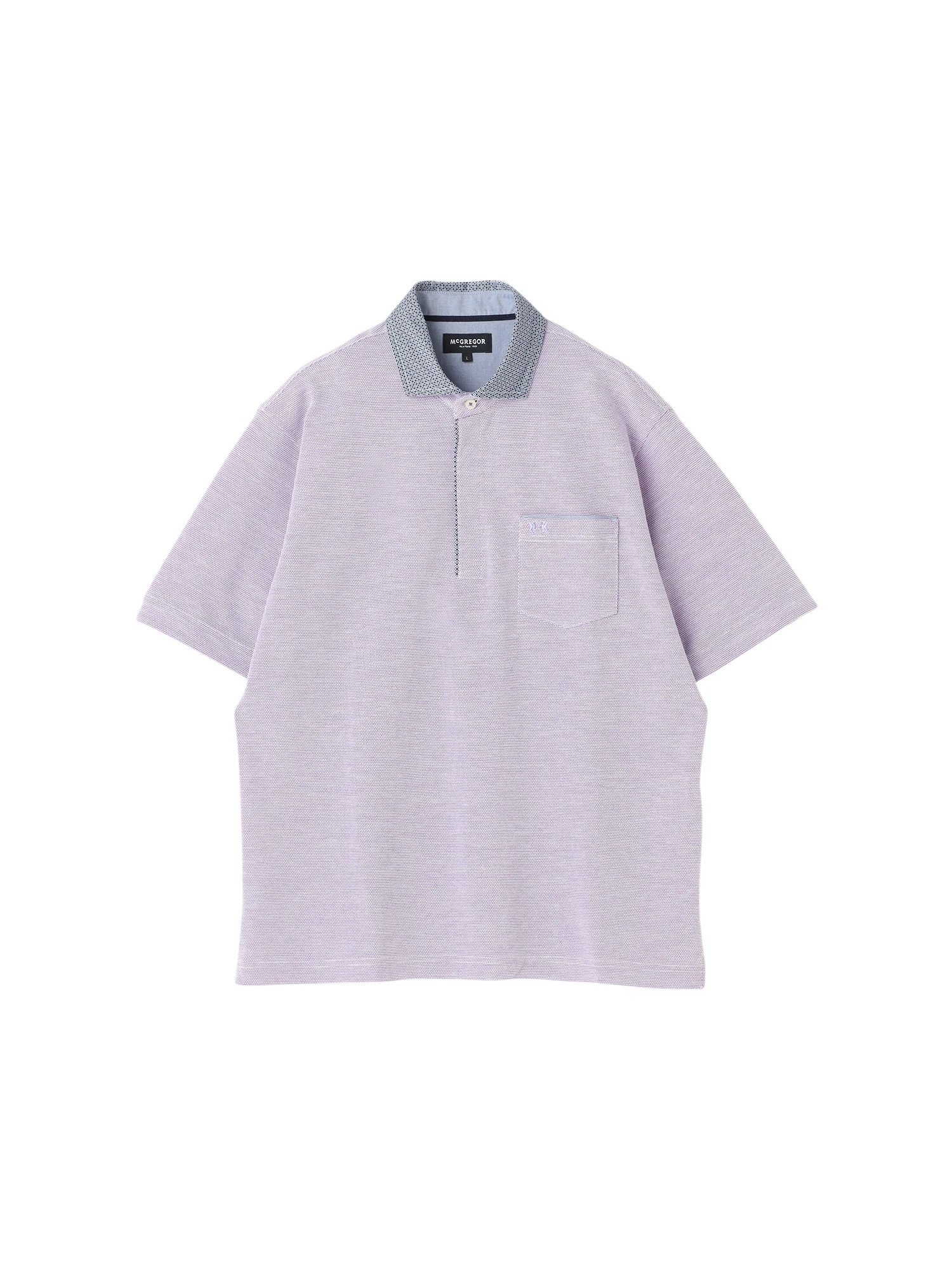 新品】M'GREGOR 長袖ポロシャツ L Lホワイト