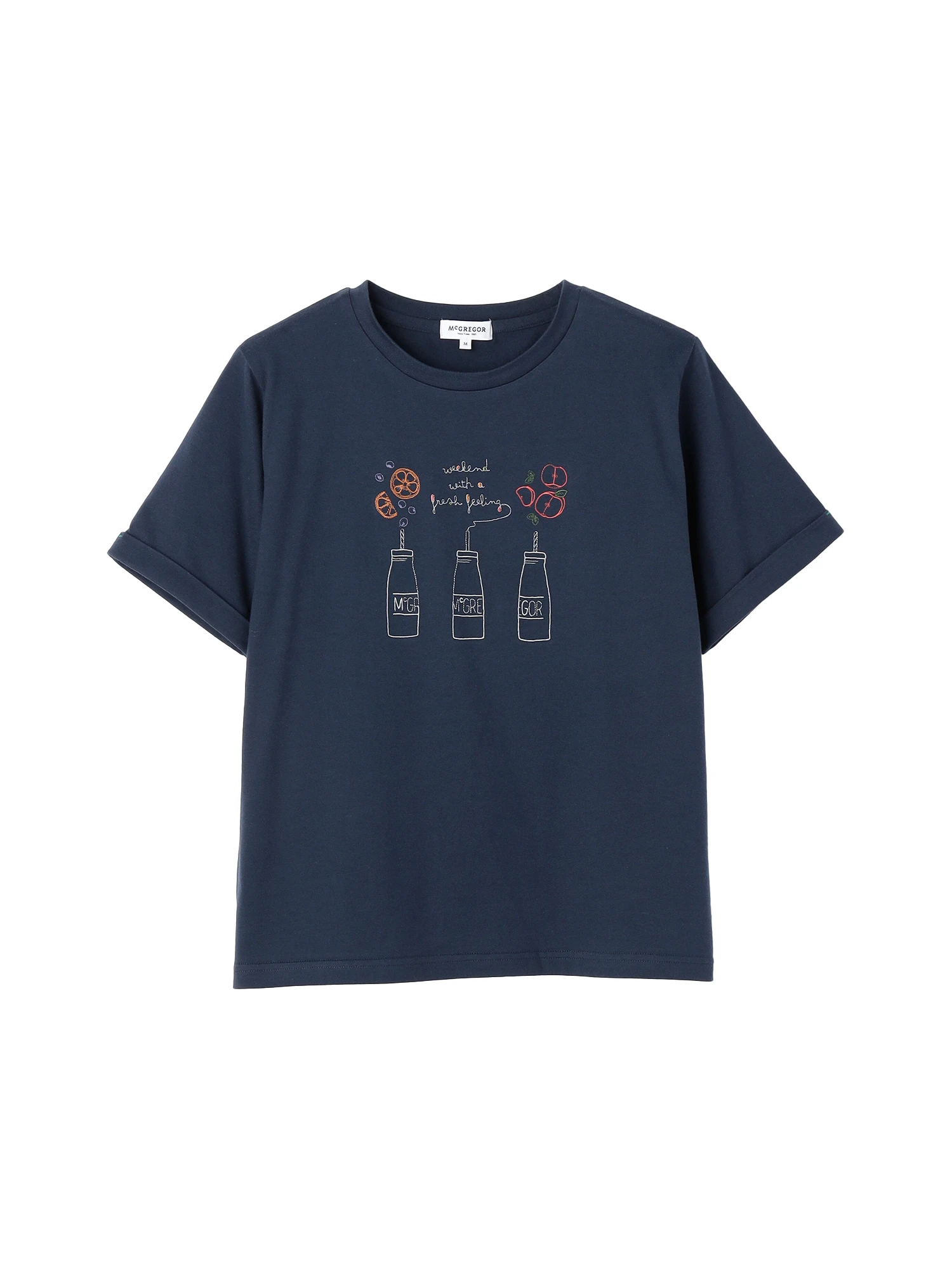 ★タグ付き★マックレガー ミッドセンチュリー柄 半袖シャツ XL ブルー ☆タグ付き☆マックレガー ミッドセンチュリー柄 半袖シャツ XL