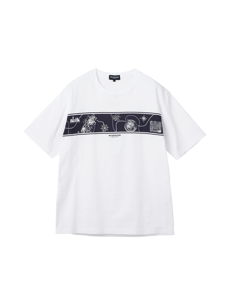 McGREGOR(マックレガー) |テーマプリントTシャツ（マリン）