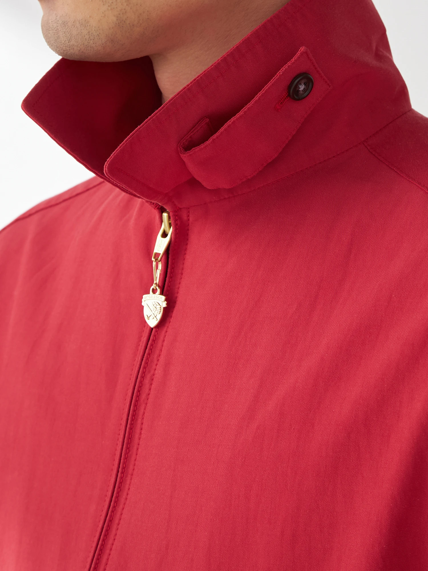 90s♥McGREGOR sports♥ジャケット（M）オレンジベージュ/ゴルフ 古着