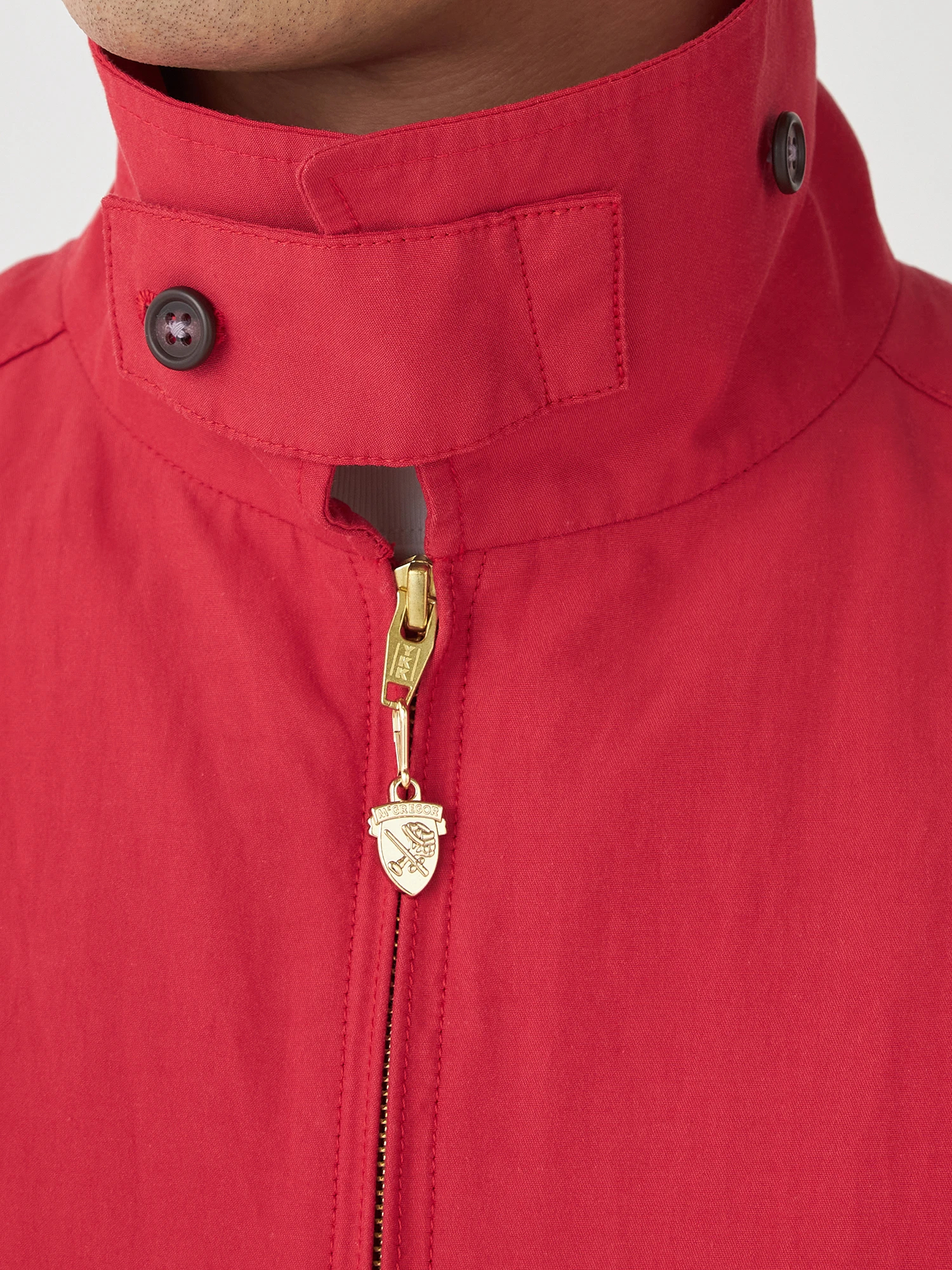 90s♥McGREGOR sports♥ジャケット（M）オレンジベージュ/ゴルフ 古着