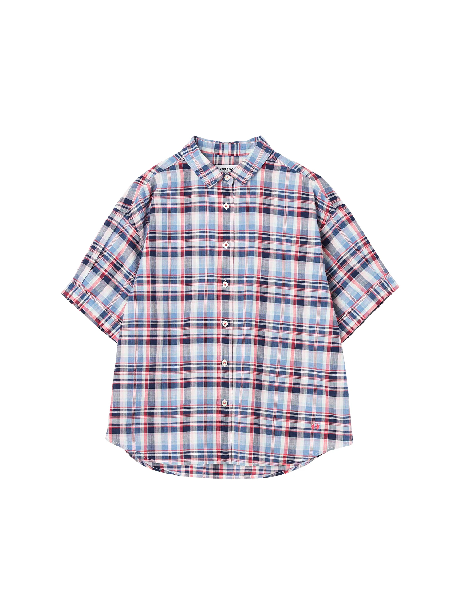 McGREGOR（マックレガー）｜シャツ(半袖）｜スラブチェックシャツ