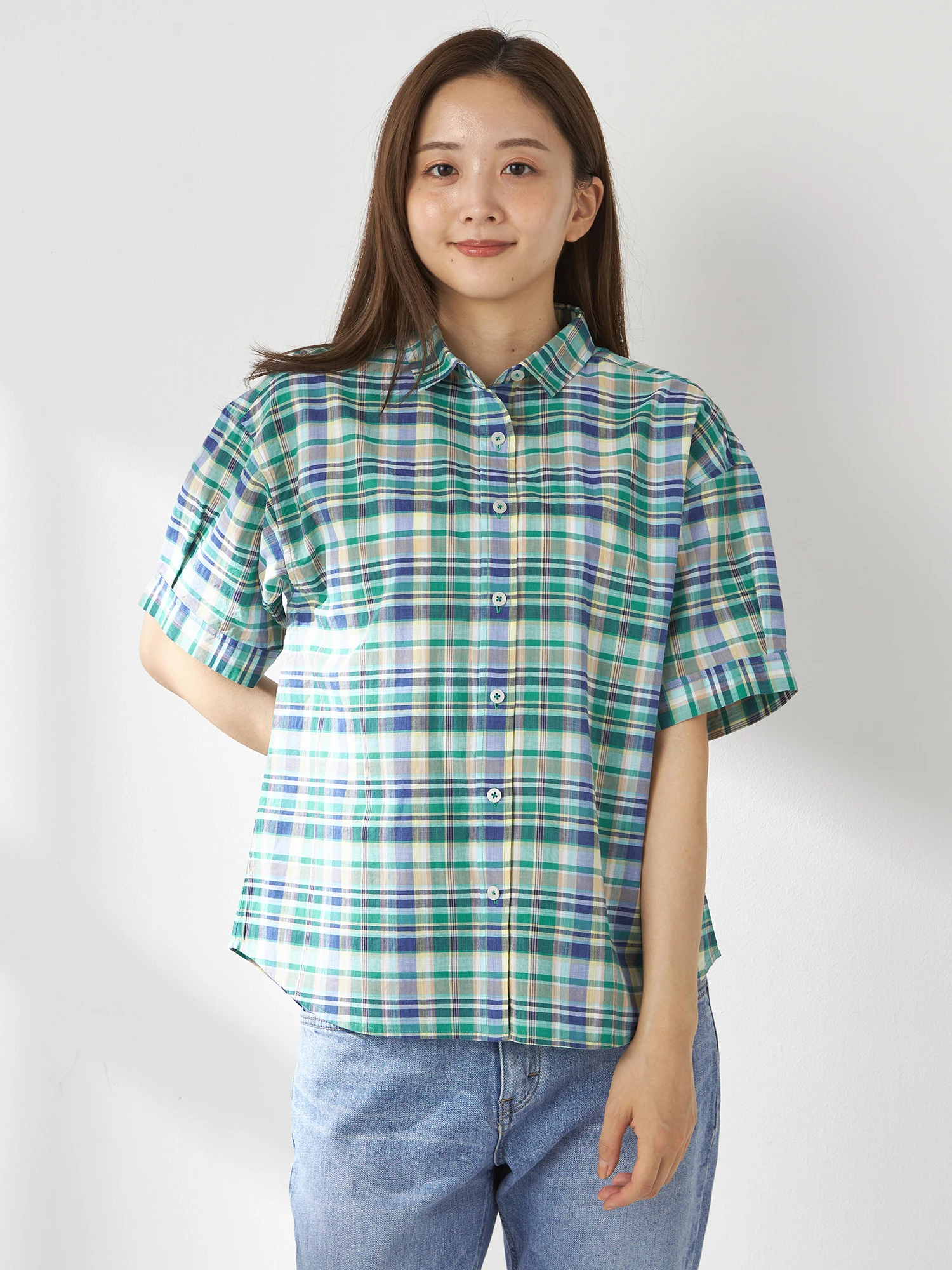 McGREGOR（マックレガー）｜シャツ(半袖）｜スラブチェックシャツ