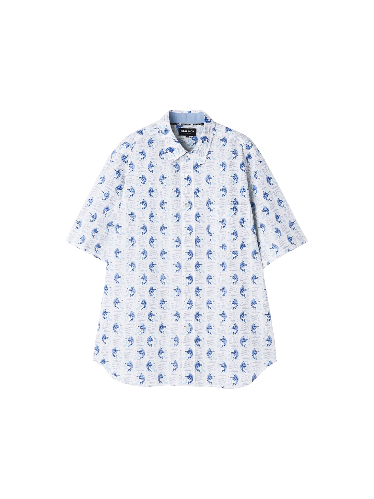 McGREGOR（マックレガー）｜シャツ(半袖）｜リゾート柄シャツ（カジキ