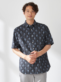 McGREGOR(マックレガー) |リゾート柄シャツ（カジキ）