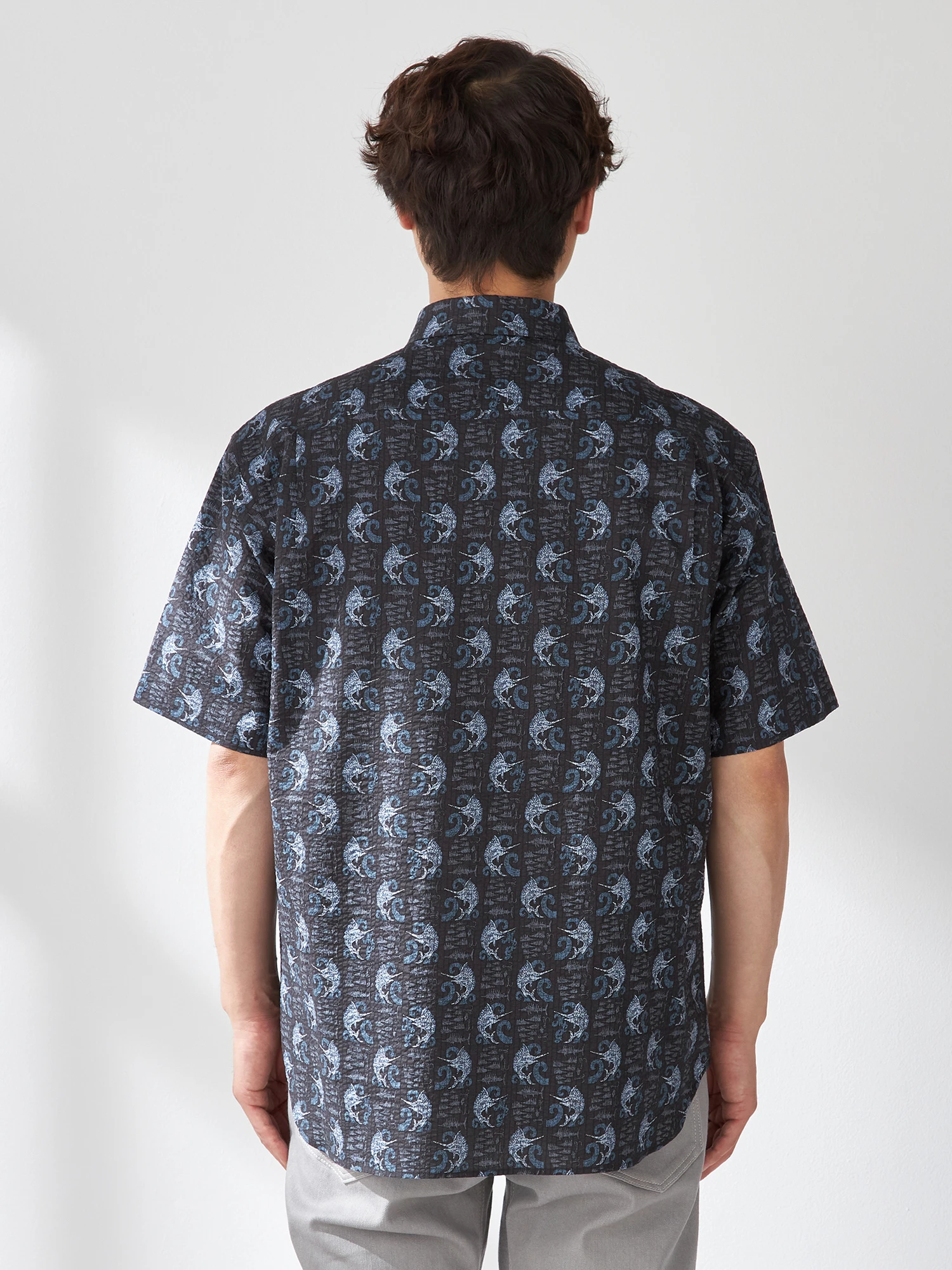 McGREGOR（マックレガー）｜シャツ(半袖）｜リゾート柄シャツ（カジキ