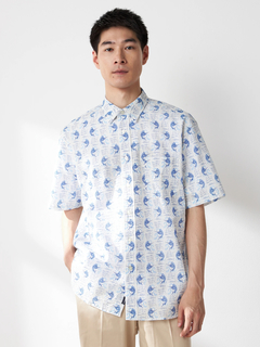 McGREGOR(マックレガー) |リゾート柄シャツ（カジキ）