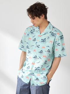 McGREGOR(マックレガー) |リゾート柄シャツ（マリン）