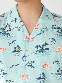 McGREGOR(マックレガー) |リゾート柄シャツ（マリン）