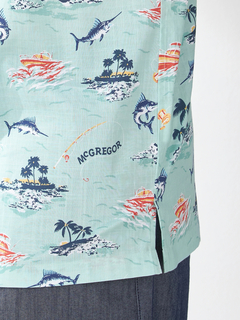 McGREGOR(マックレガー) |リゾート柄シャツ（マリン）