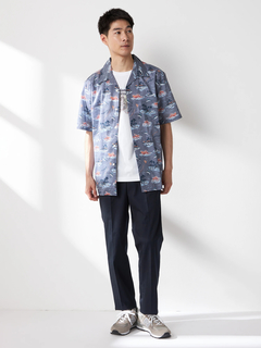 McGREGOR(マックレガー) |リゾート柄シャツ（マリン）